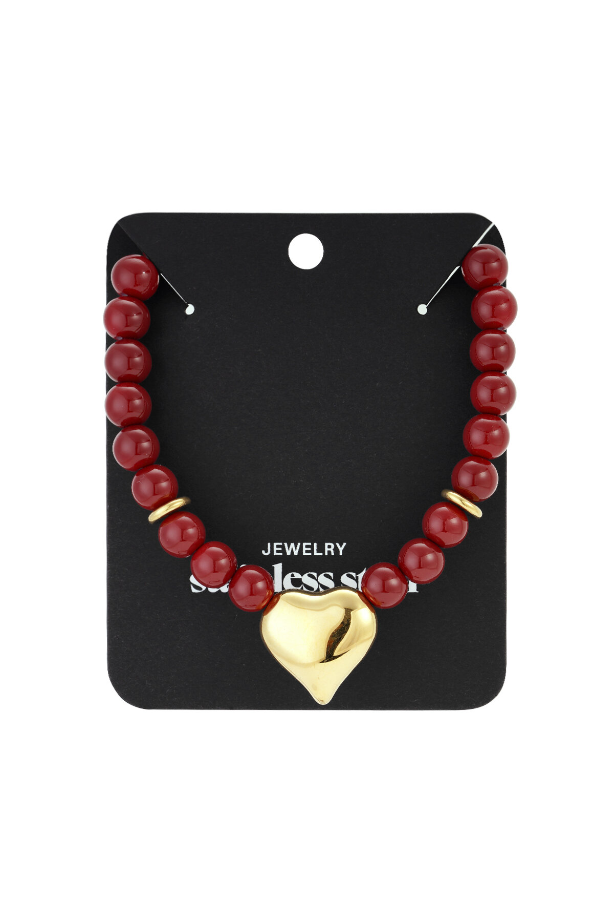 Acrylic Beaded Necklaces Heart Casual Daily Simple Series Women's jewelry h5 Picture6