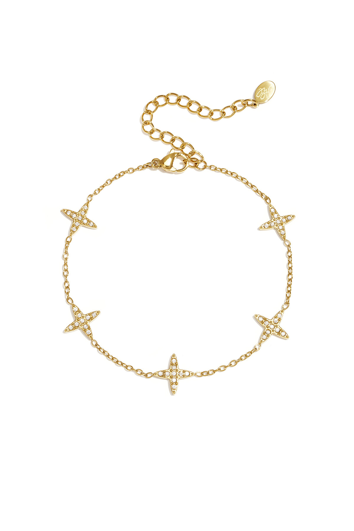 Armband mit Kleeblattmotiv und eingelegten Kleeblättern 2