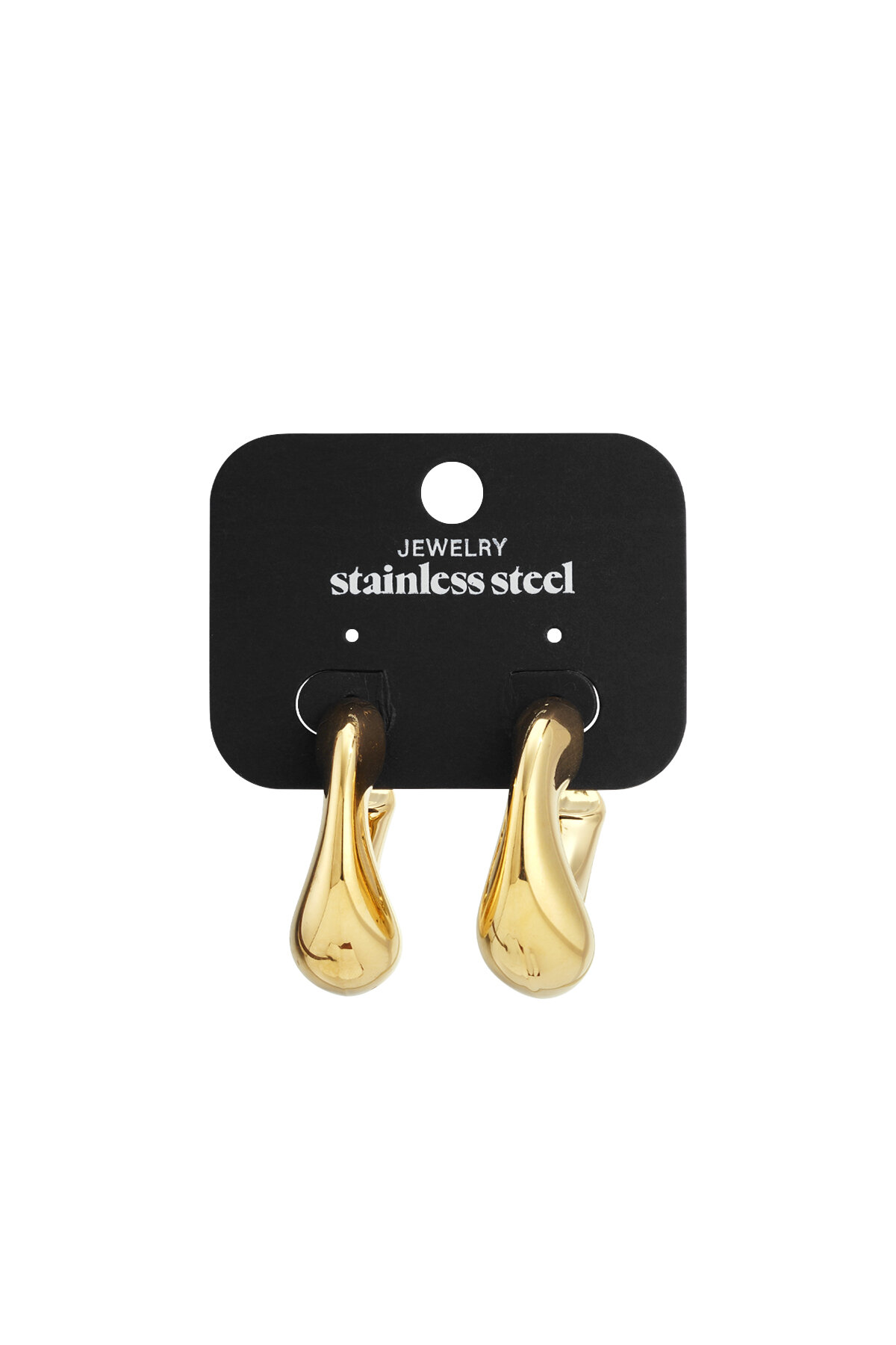 Stainless Steel Hoop Earrings circle Casual Daily Simple Series Women's jewelry h5Picture5