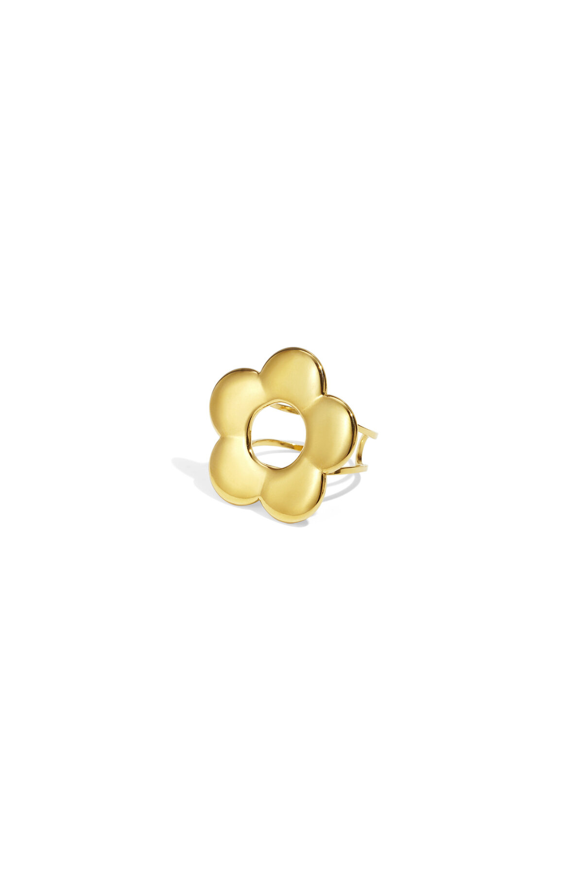 Stainless Steel Statement Rings Flower Casual Daily Simple Series Women's jewelry h5 