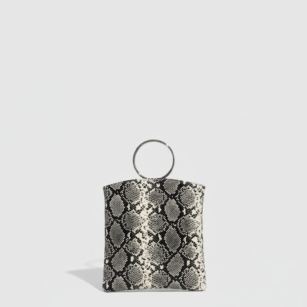 Bolso de mano para mujer de PU de colores mixtos, serie clásica, 1 pieza