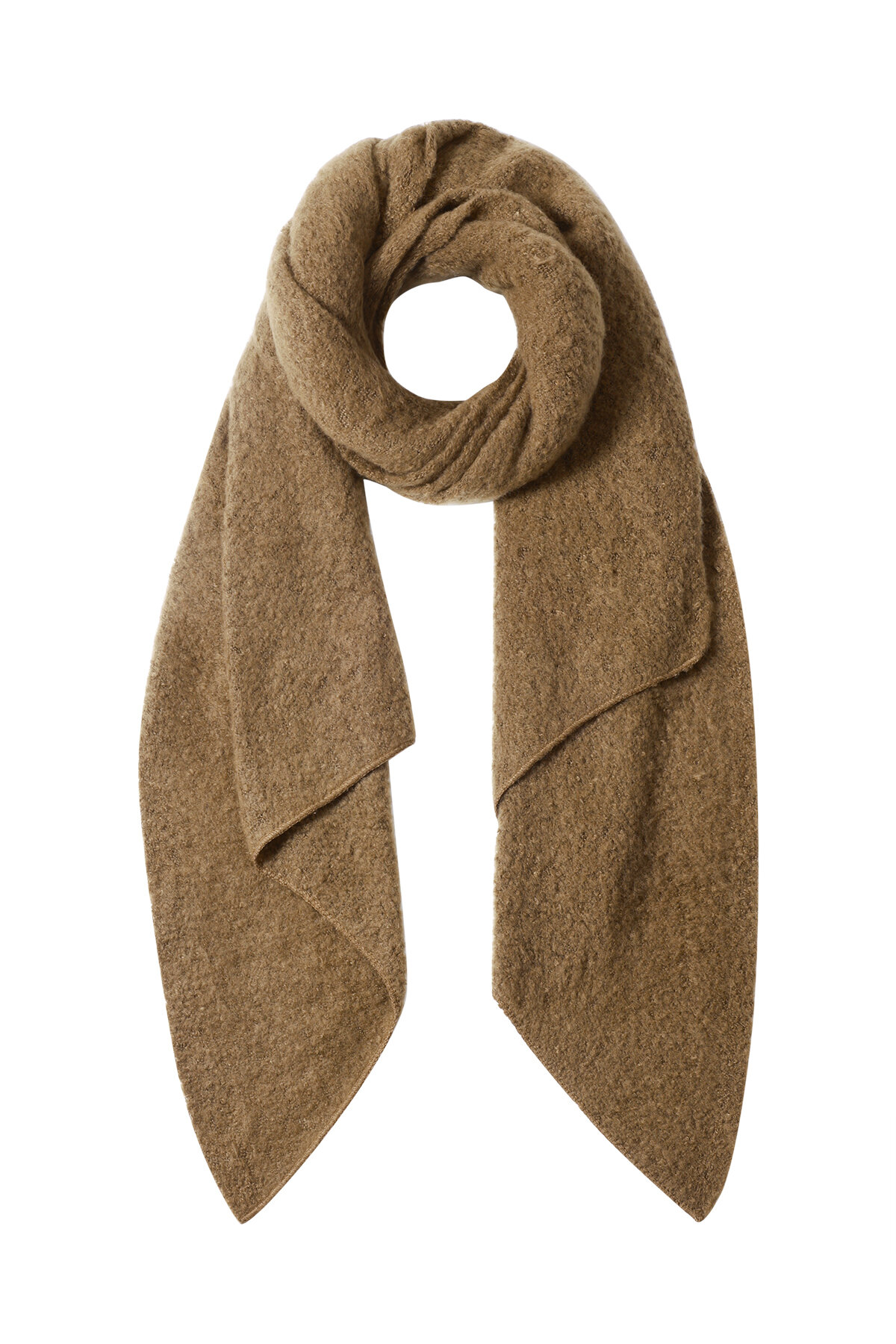 Soft winter scarf coral Polyester h5