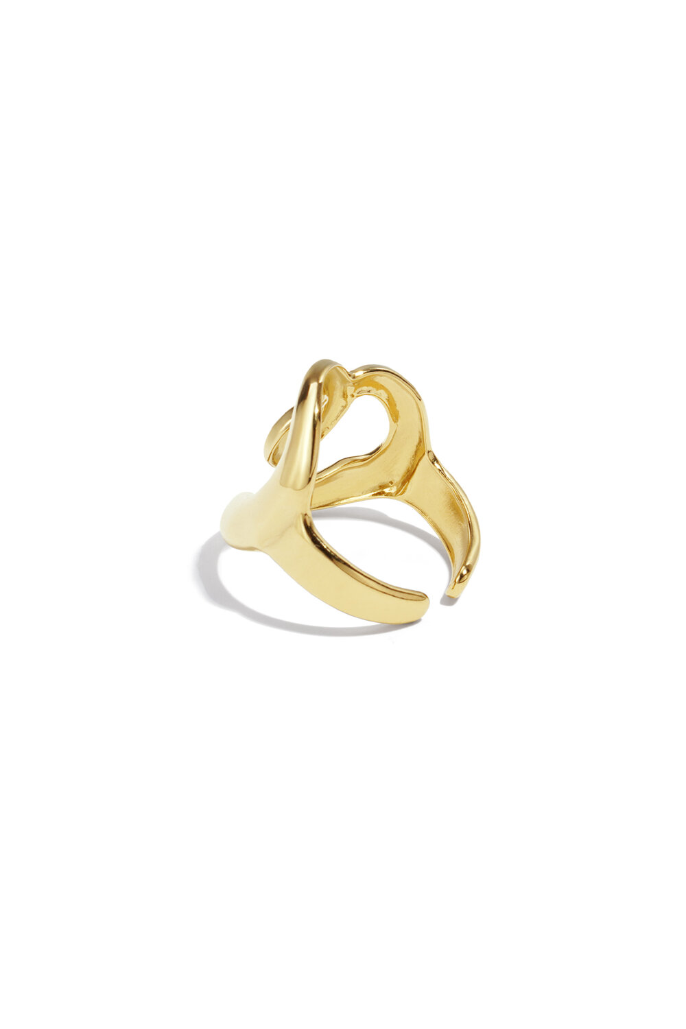 Stainless Steel Statement Rings irregular shape Casual Daily Simple Series Women's jewelry h5Picture2