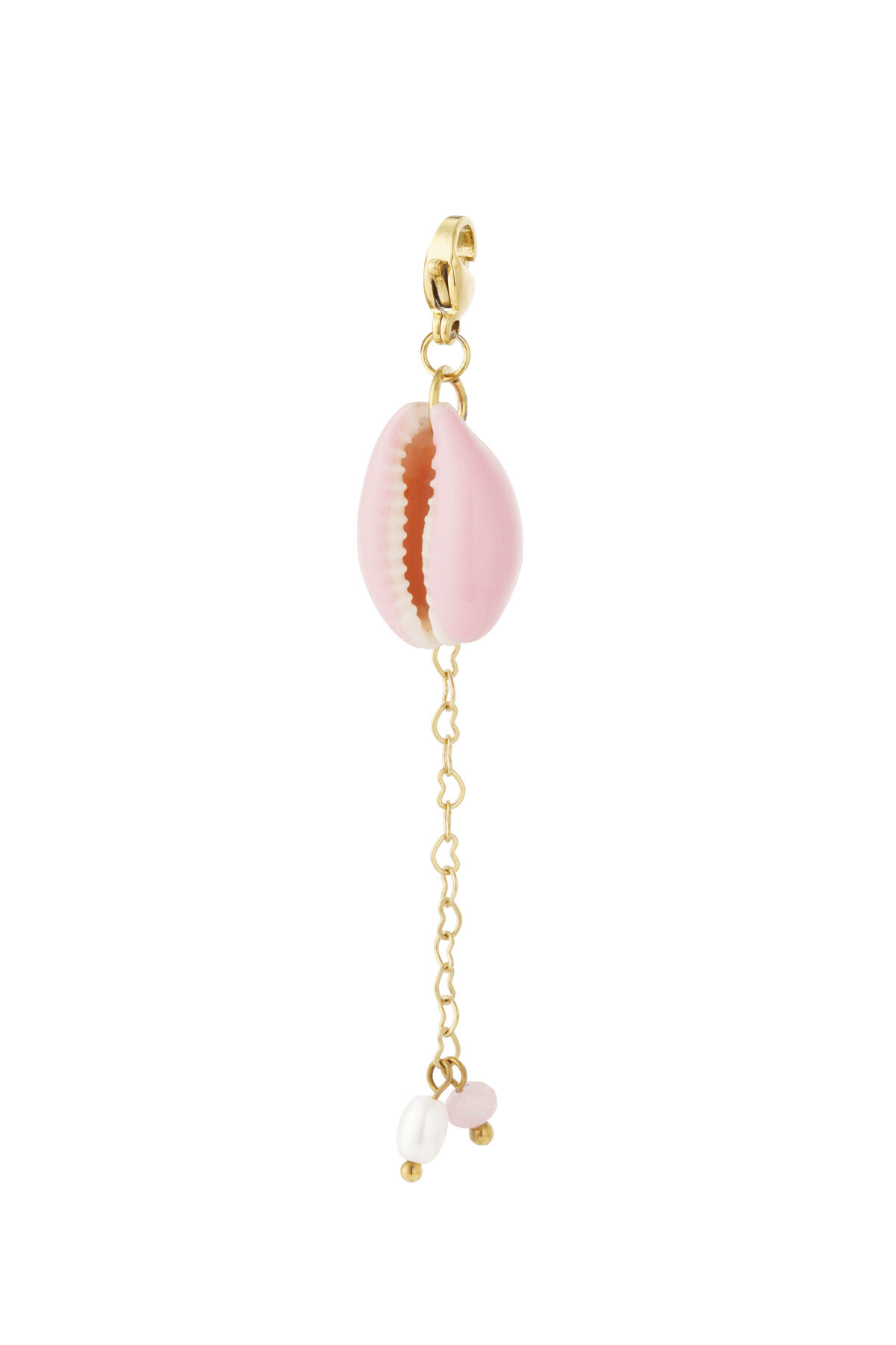 Liefdesschelp sieraden bedel 2