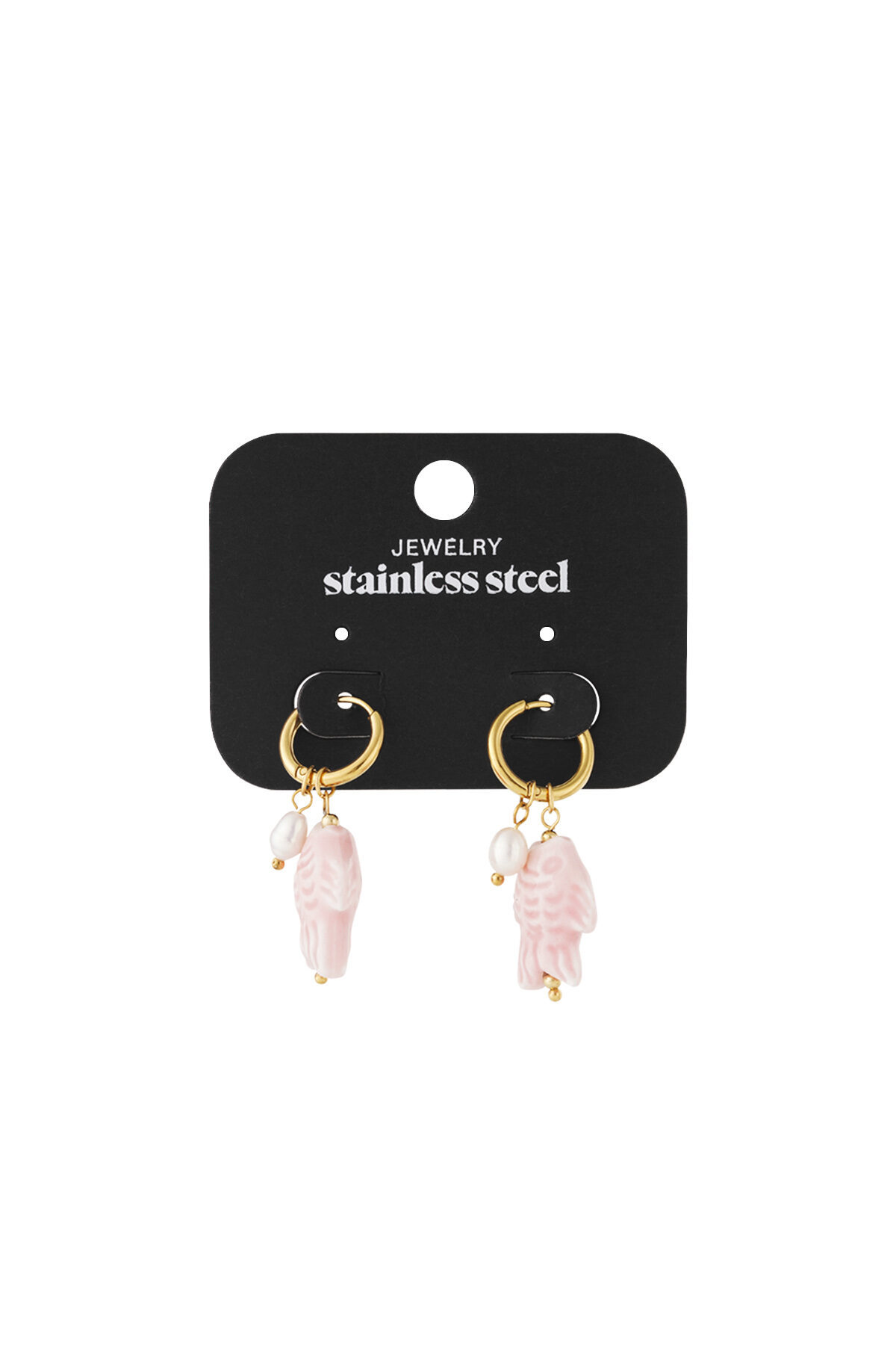 Pearl fish Earrings Picture4