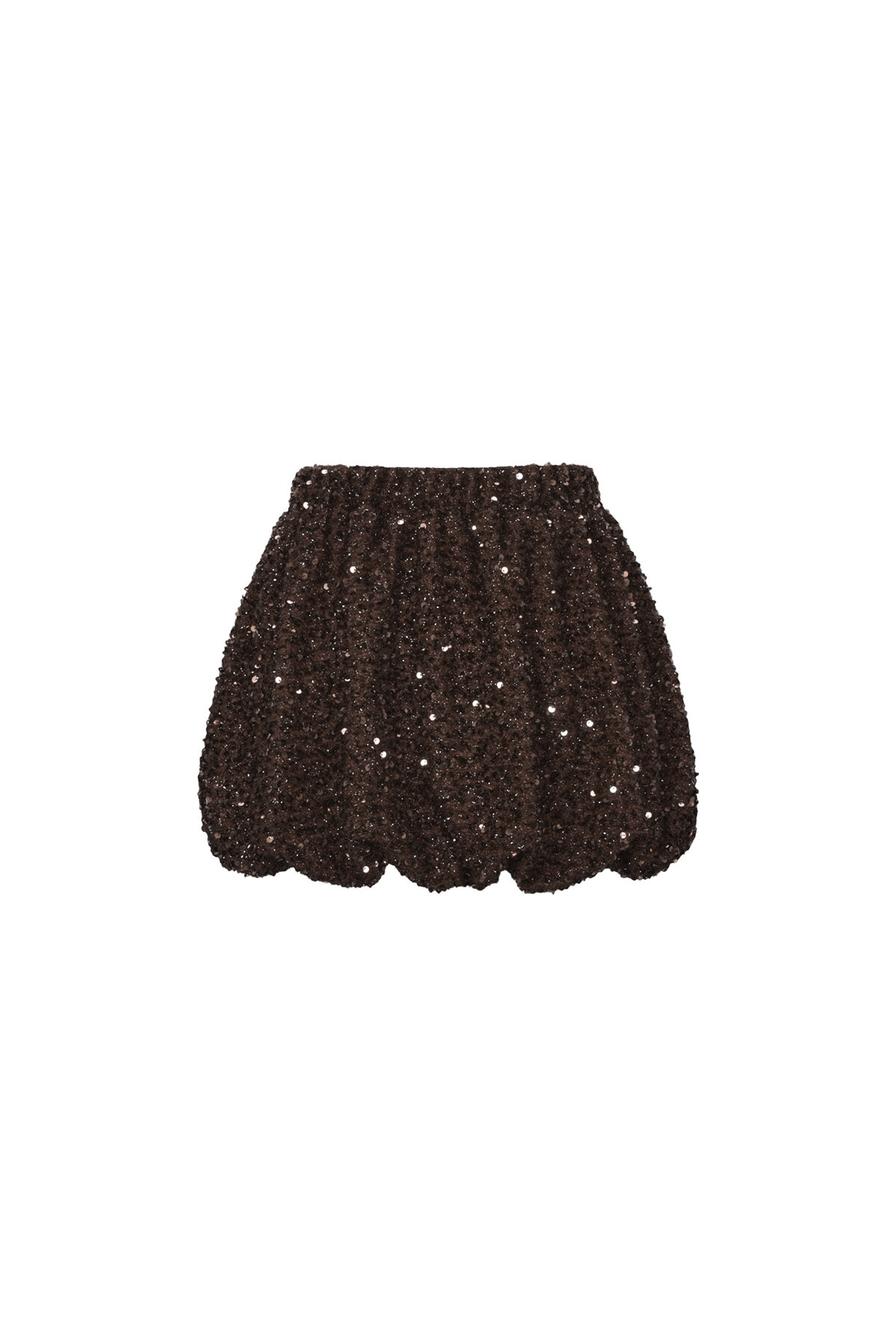 Woven Polyester Fiber Women's Mini Skirt Elegant Sequins Picture9
