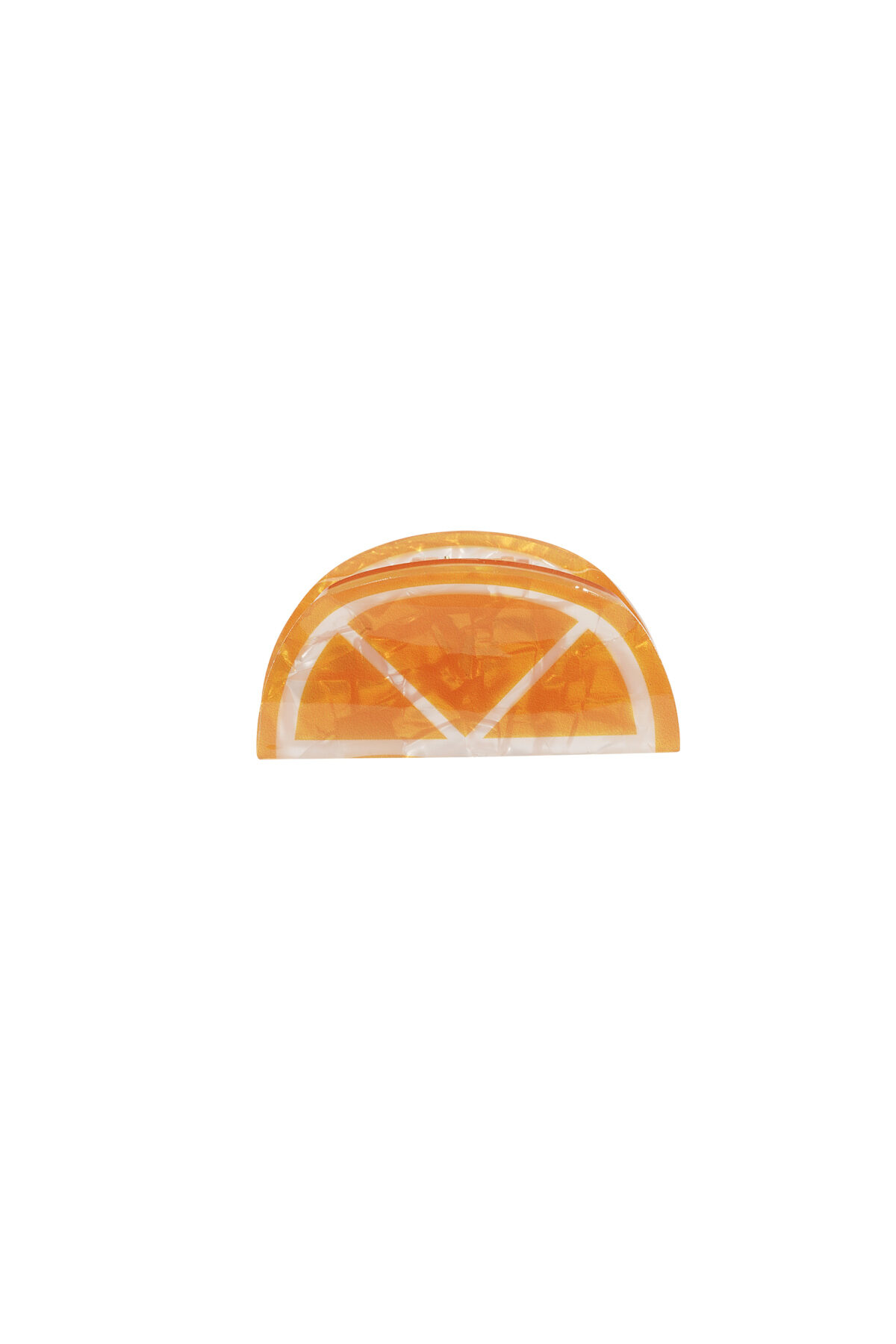Orange Haarspange h5 Bild3