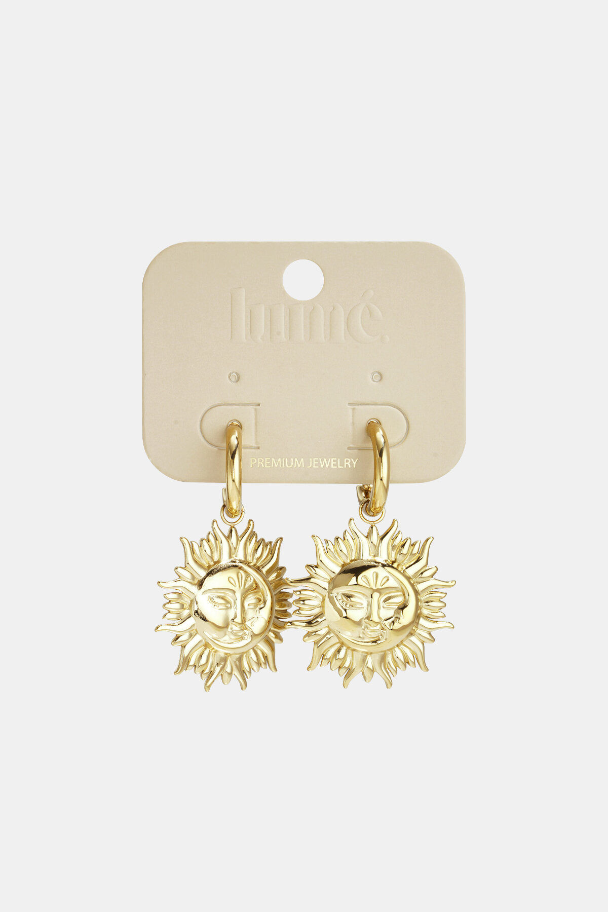 Stainless Steel Drop Earrings sun Casual Daily Simple Series Women's jewelry h5 Picture5