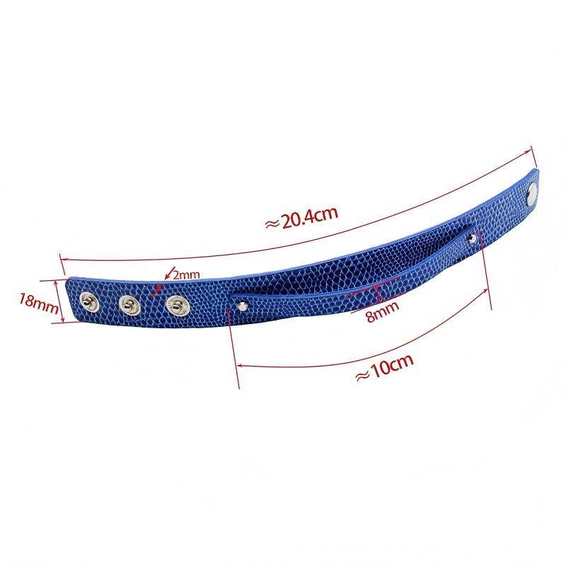 Luxurious Series DIY Snake Scale Print Pu Women's Charm Bracelets Picture7
