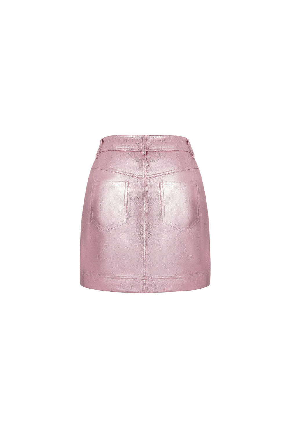 PU Mini Skirt Sexy Solid Color Spring/Summer h5Picture6