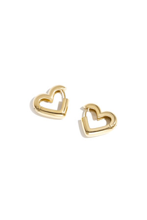 Heart-Shaped Hoop Earrings in Three Sizes h5