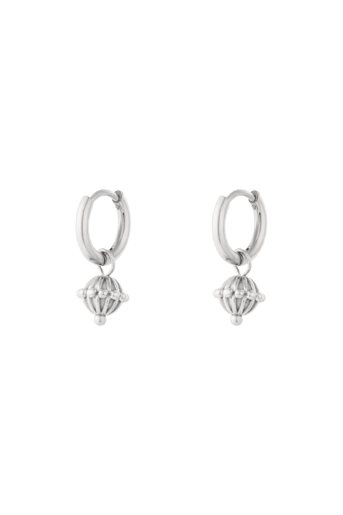 Globe charm earrings h5 Picture3