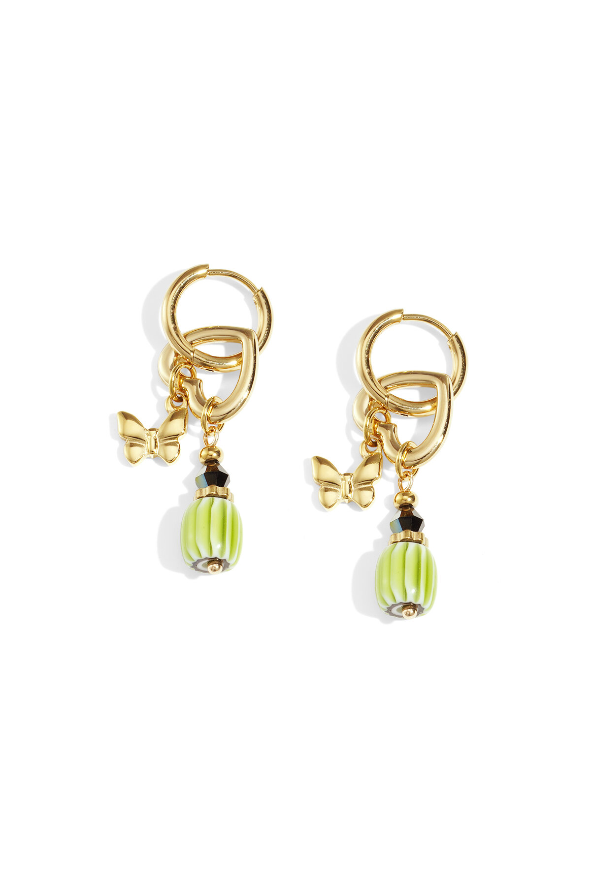 Schmetterling Happy Charm Ohrringe h5