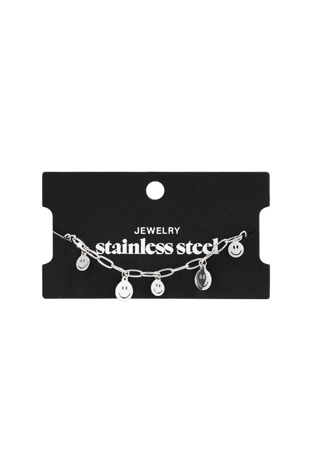 Bracciale con più emoticon Gold Stainless Steel h5 Immagine5