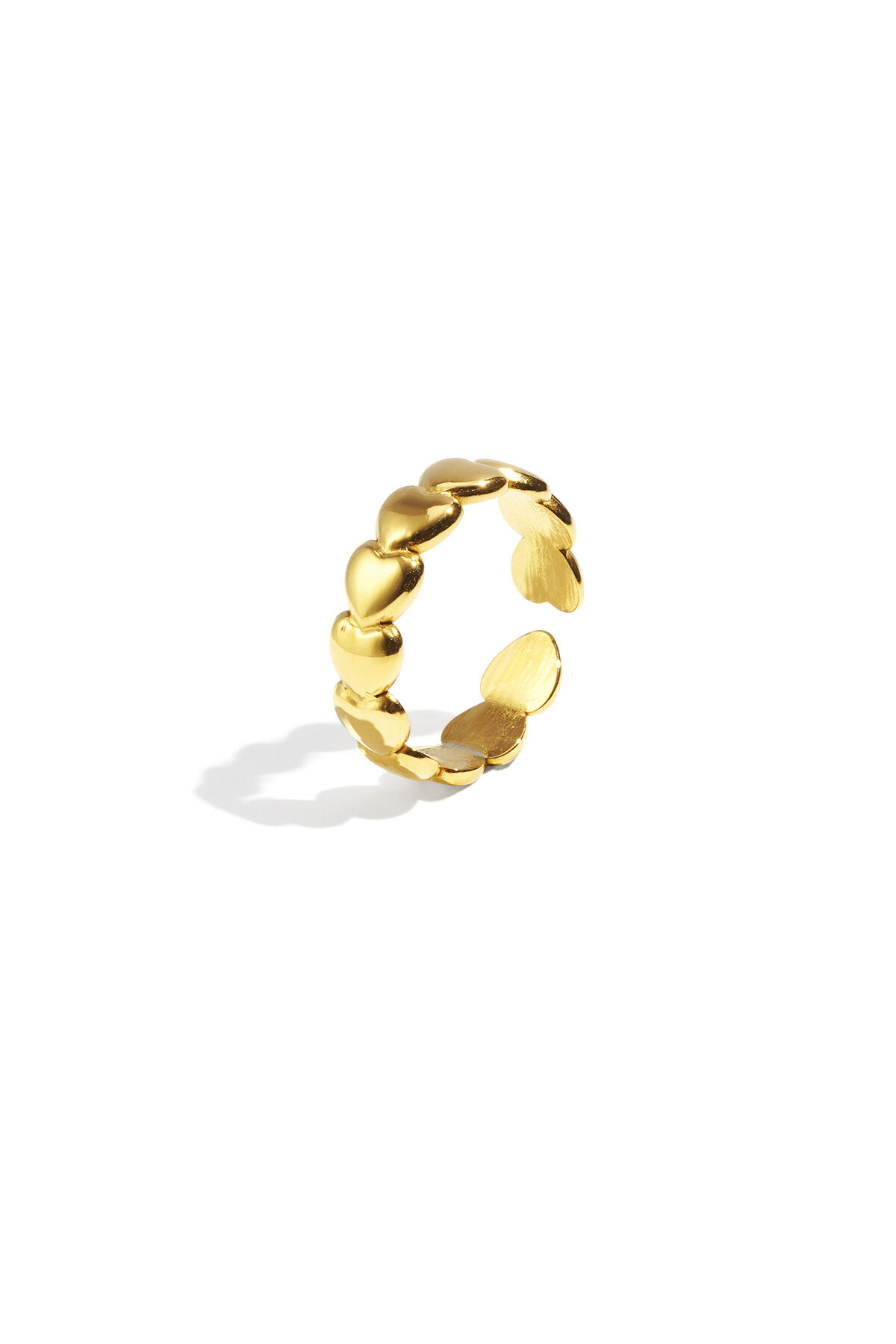 Stainless Steel Minimalist Rings Heart Casual Daily Simple Series Women's jewelry 