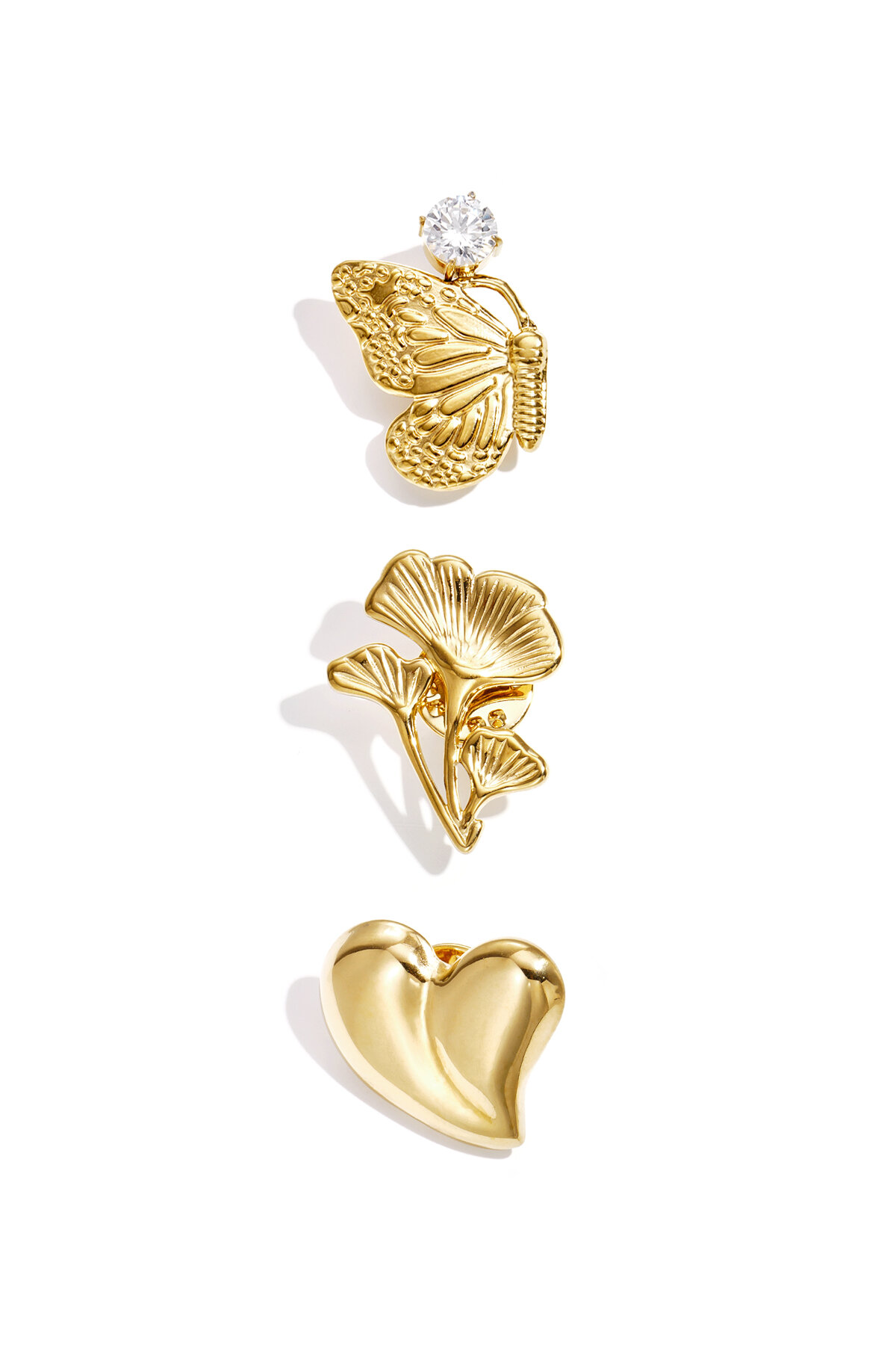 Stainless Steel Brooches Butterfly Simple Daily Simple Series Women's jewelry