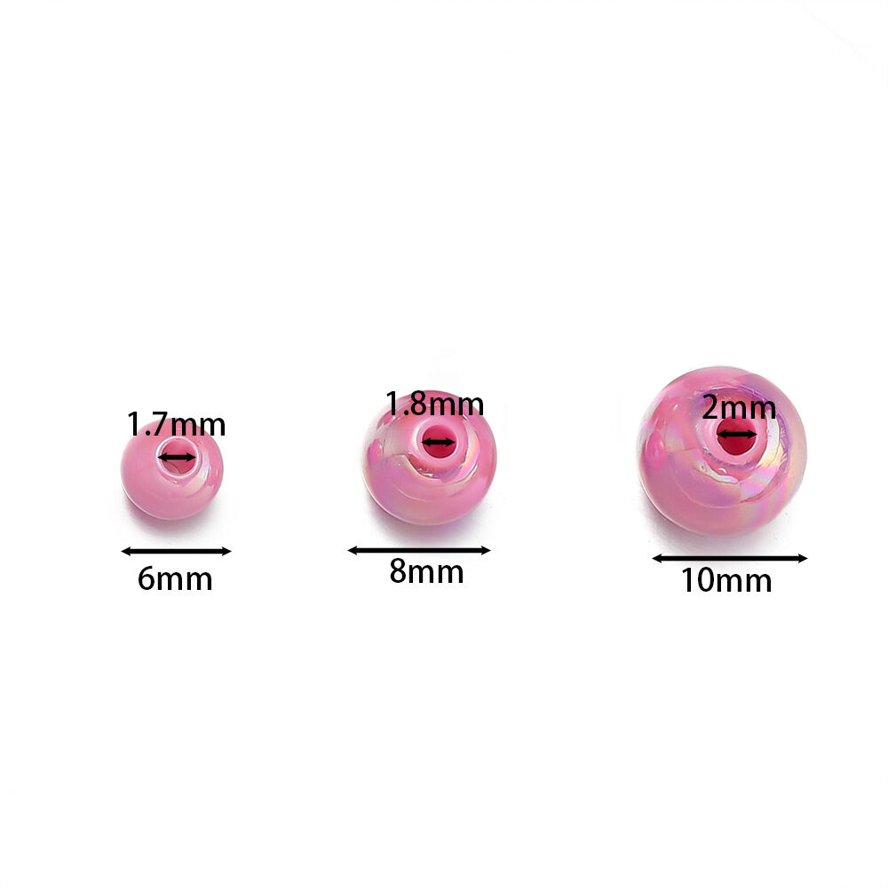 Perline acriliche brillanti fai da te con colori sfumati h5Immagine6