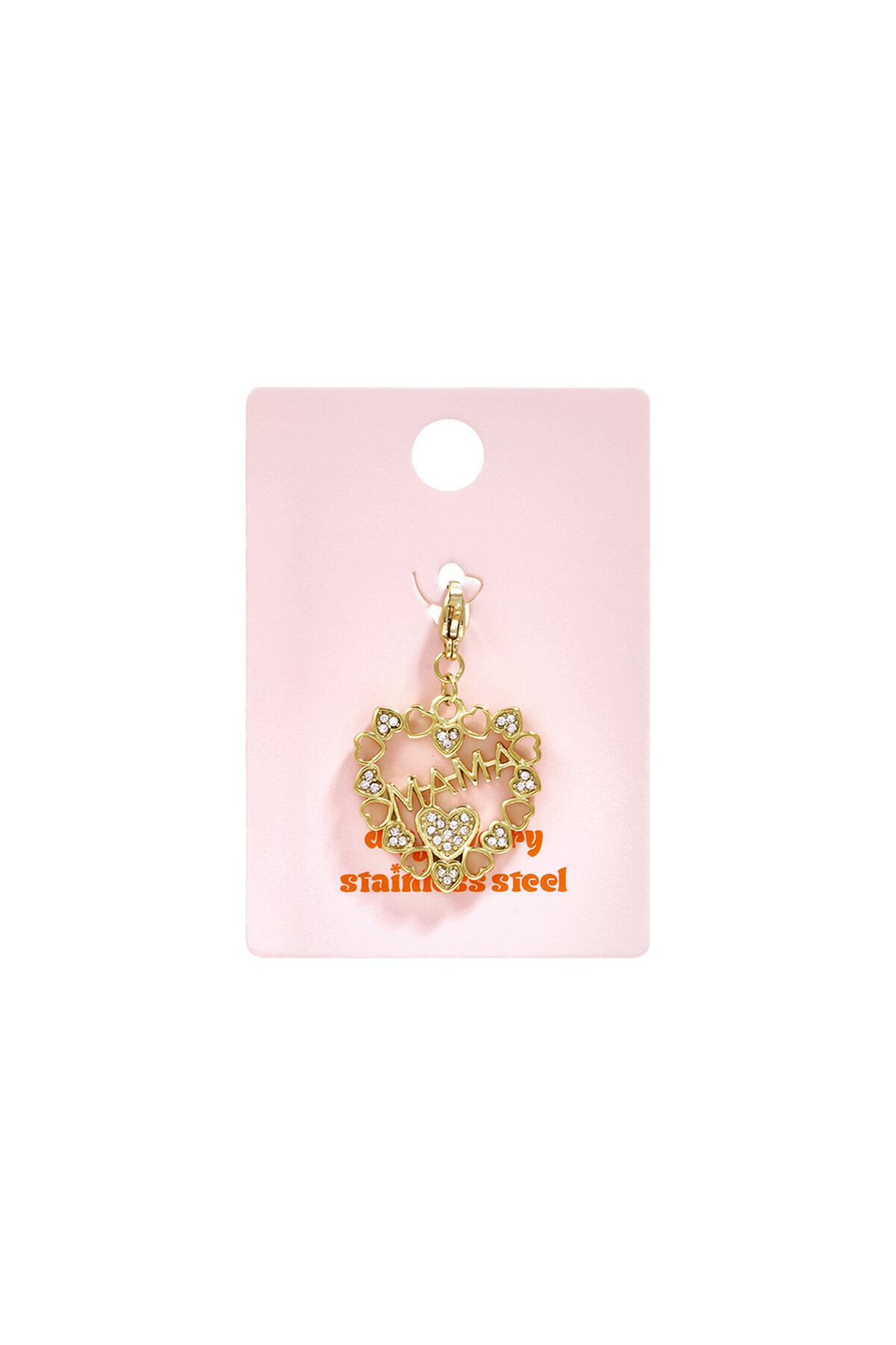Jewelry charm heart in heart mom DIY Picture5