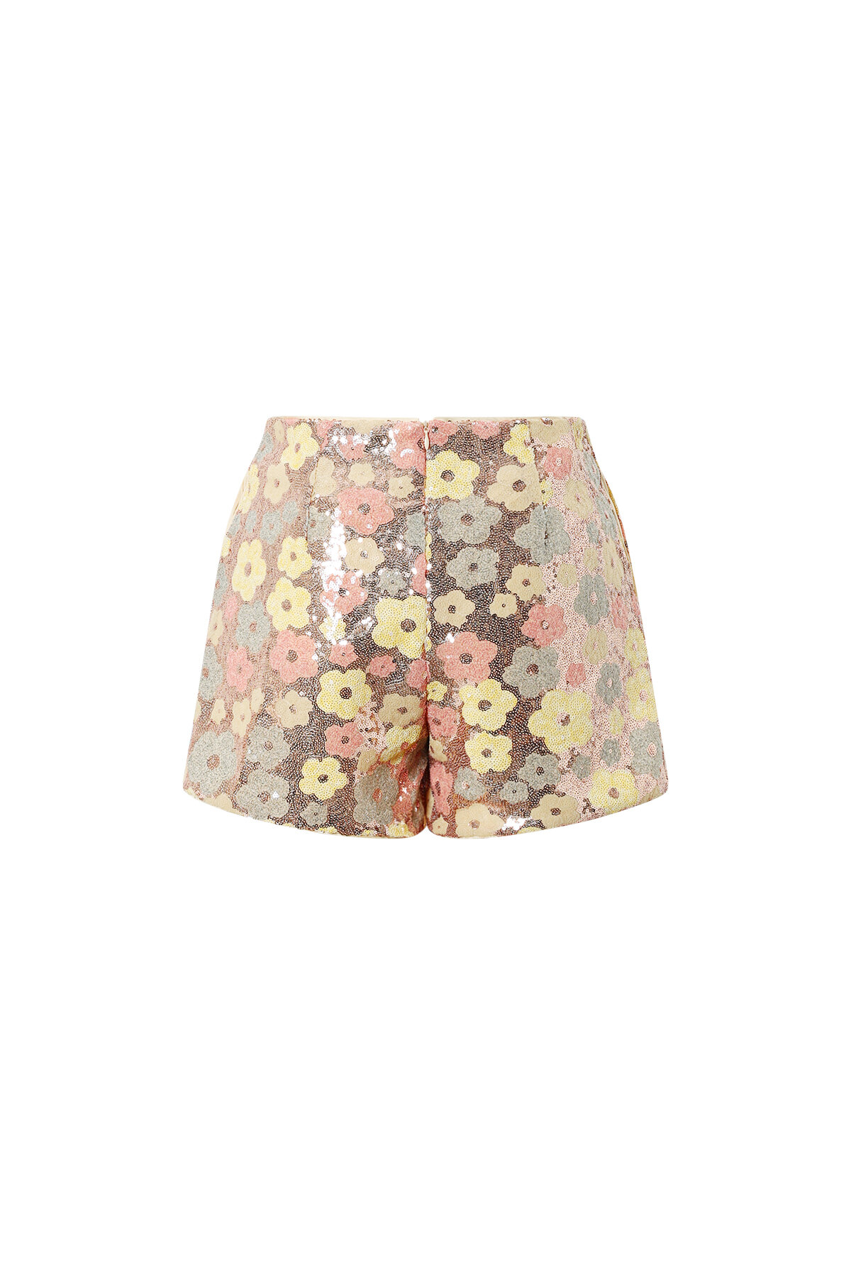 Short à sequins à fleurs fleuries h5Image3