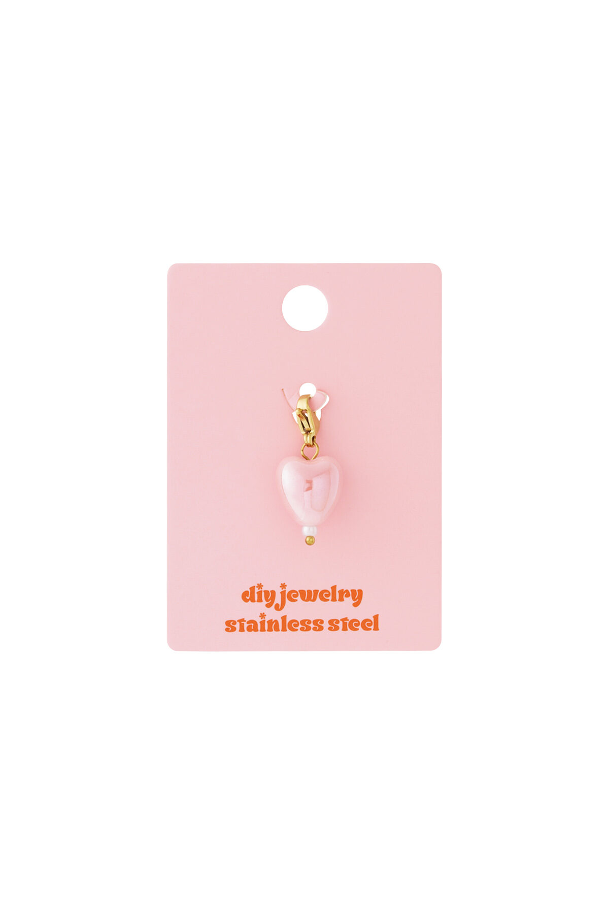 Pastel heart jewelry DIY charm Picture4