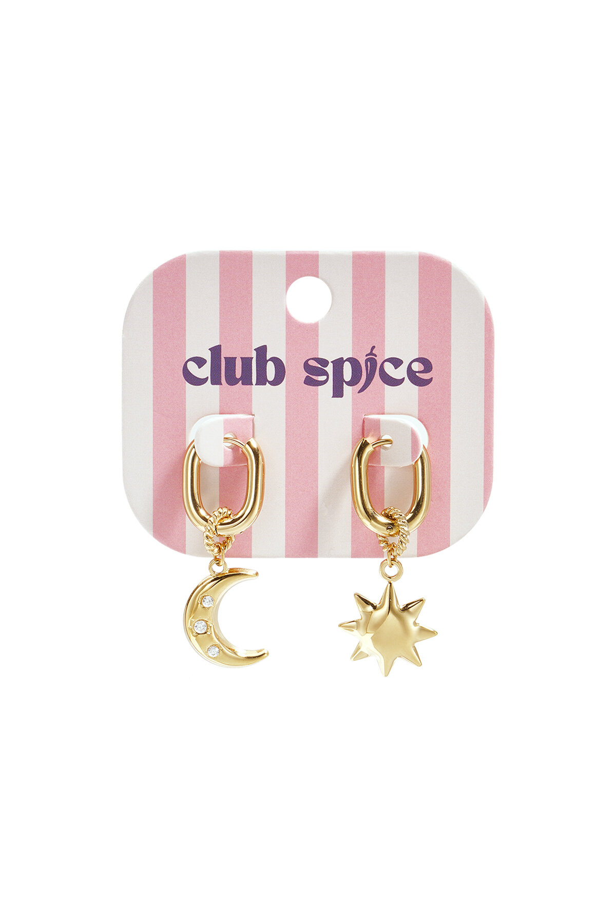 Squoval earrings with moon and star h5Picture2