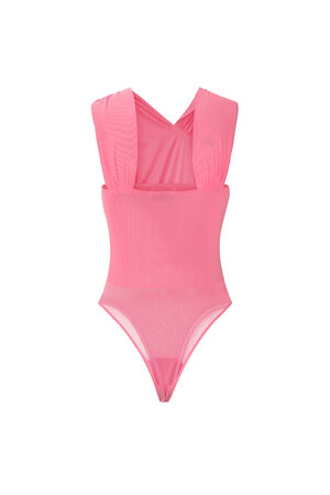 Spandex Shapewear Bodysuit One-Shoulder Design Contouring Fit h5 Picture2