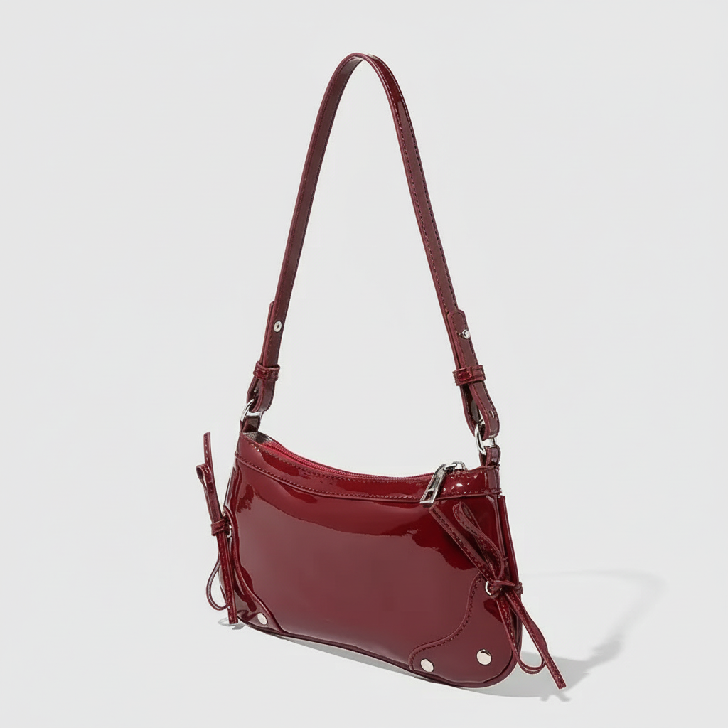 1 Piece Simple Series Elegant Solid Color PU Women's Shoulder Bags Picture2