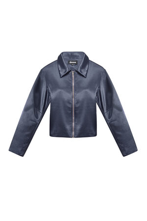 Woven Polyester Fiber Women's Jacket Casual Fall/Winter Solid Color h5