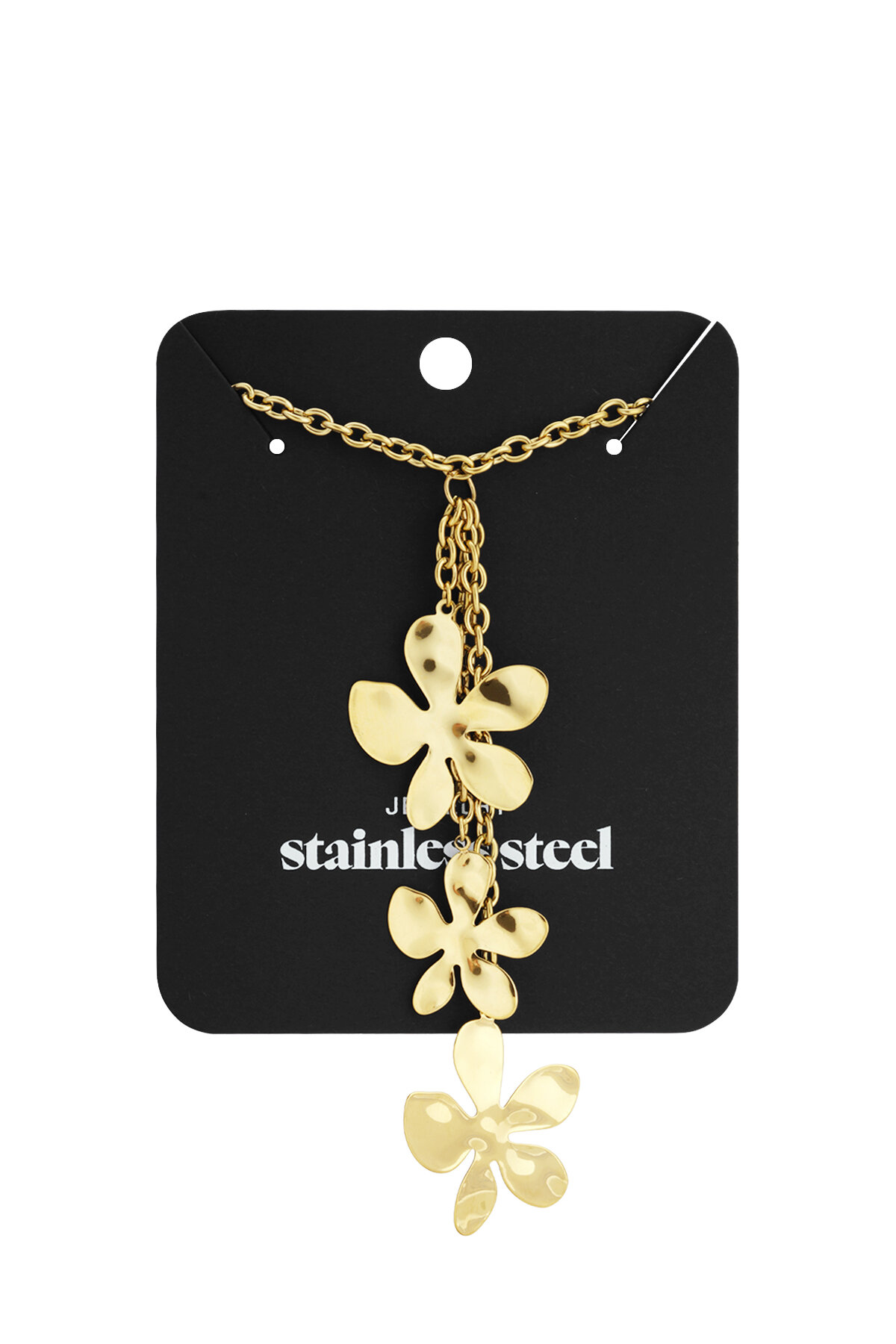 Stainless Steel Pendant necklaces Flower Casual Daily Simple Series Women's jewelry Picture5