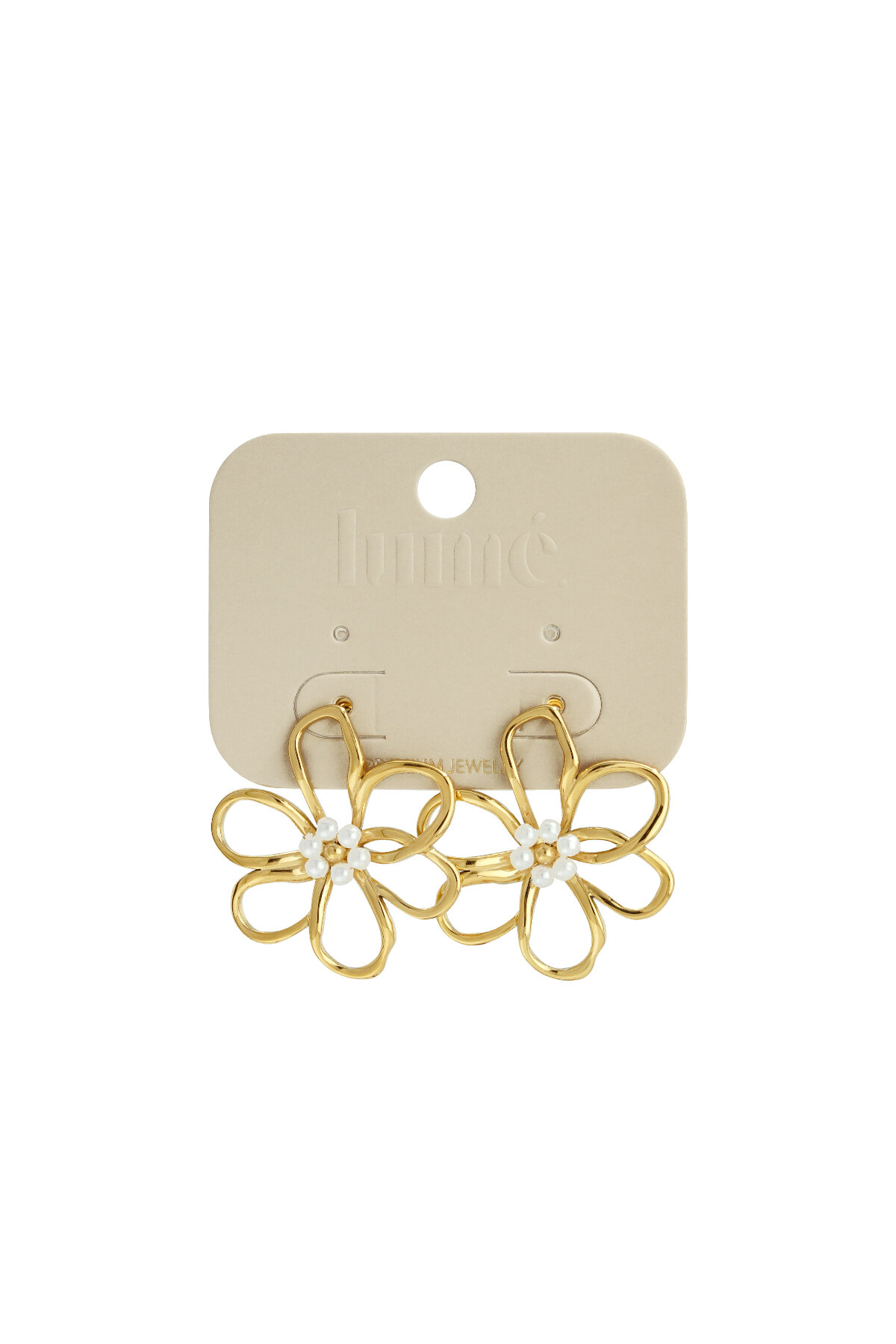 Stainless Steel Stud Earrings Flower Casual Daily Simple Series Women's jewelry Picture4