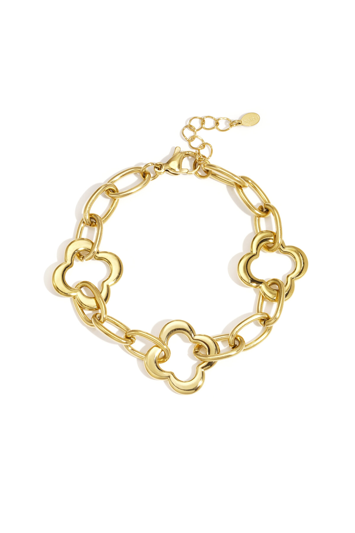 Stainless Steel Chain Bracelets Clover Casual Daily  Women's jewelry 2