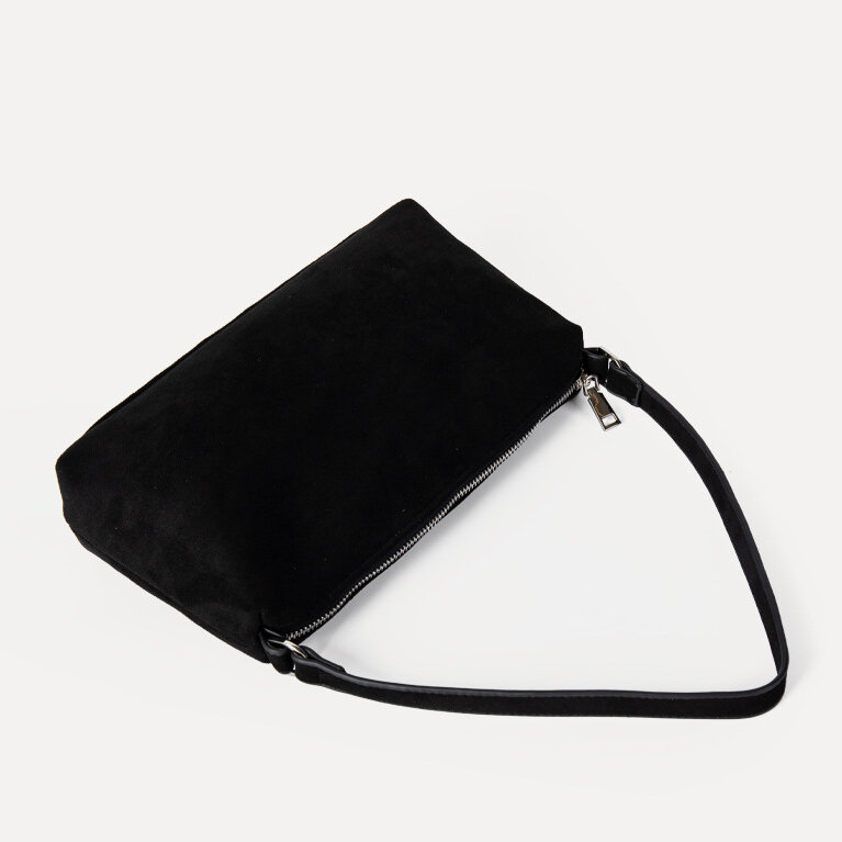 1 Piece Simple Casual Solid Color Imitation Suede Women's Shoulder Bags h5Picture4