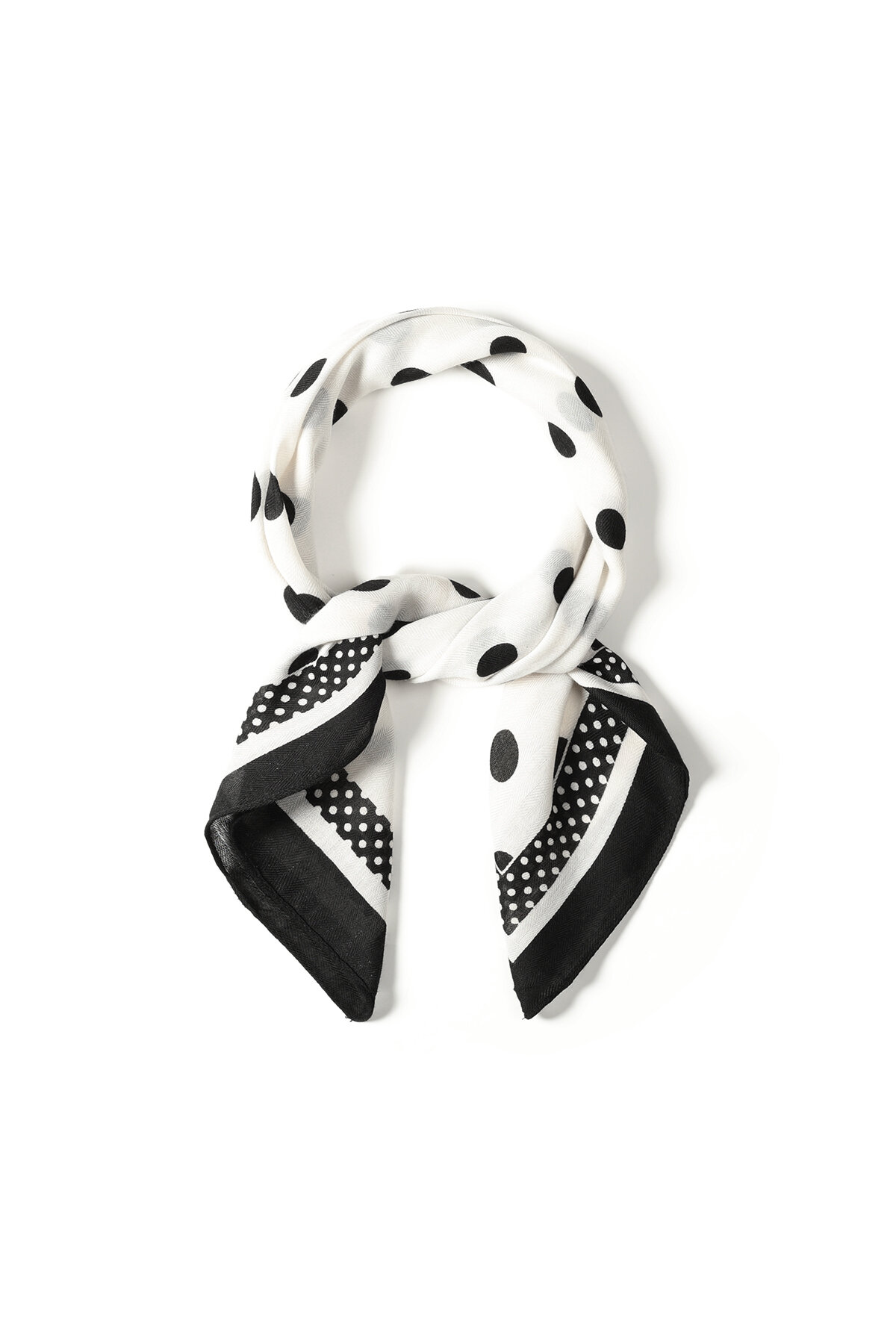 Sommerschals mit Polka Dots, lässiges Polyester, Alltagsaccessoires Bild2
