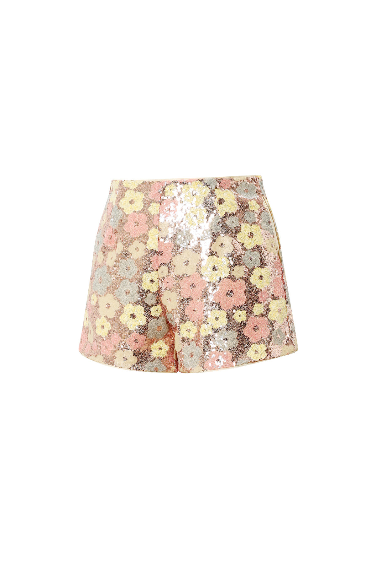 Short à sequins à fleurs fleuries h5Image2