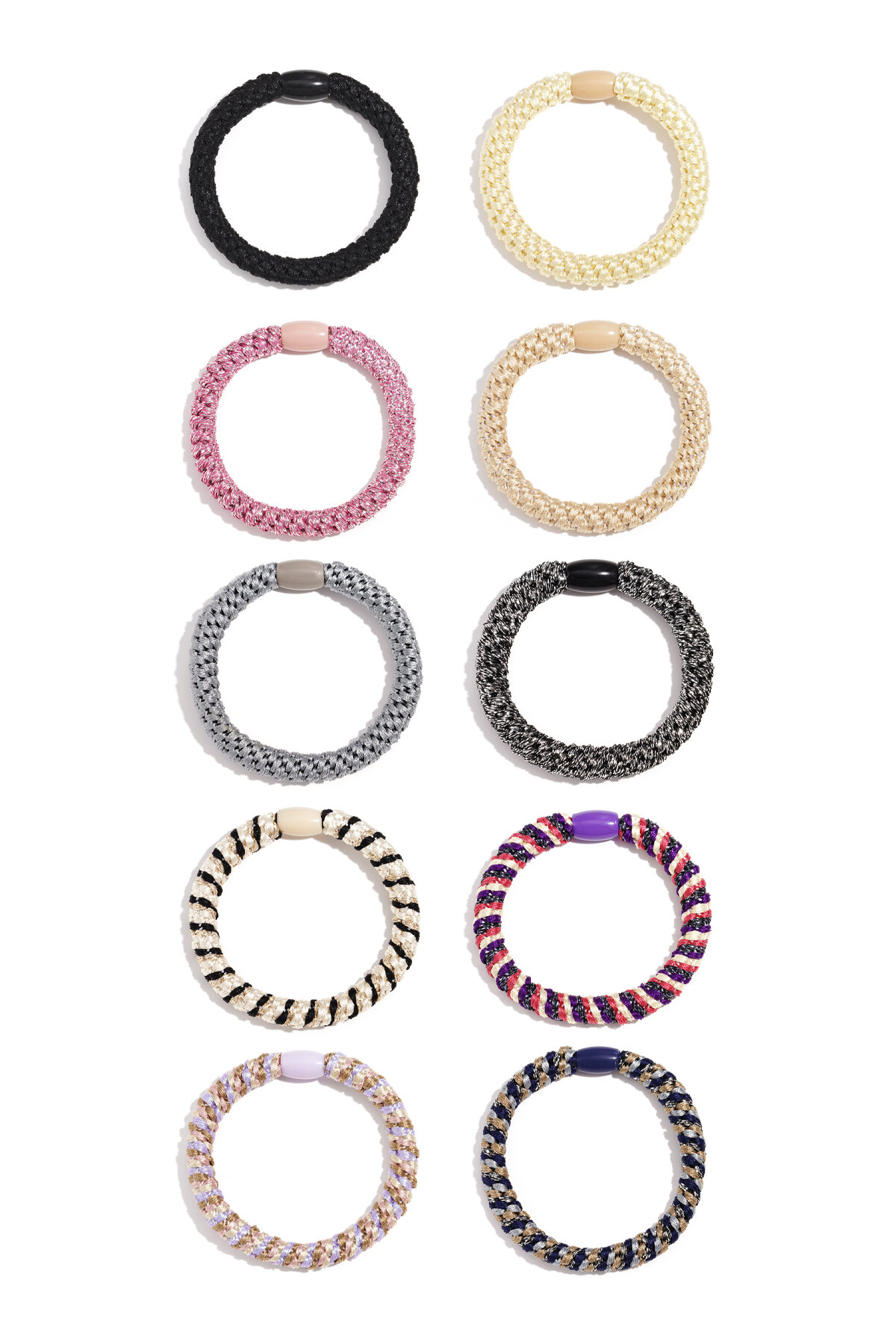 Bracciale con fiocchi per capelli Multi Polyester
