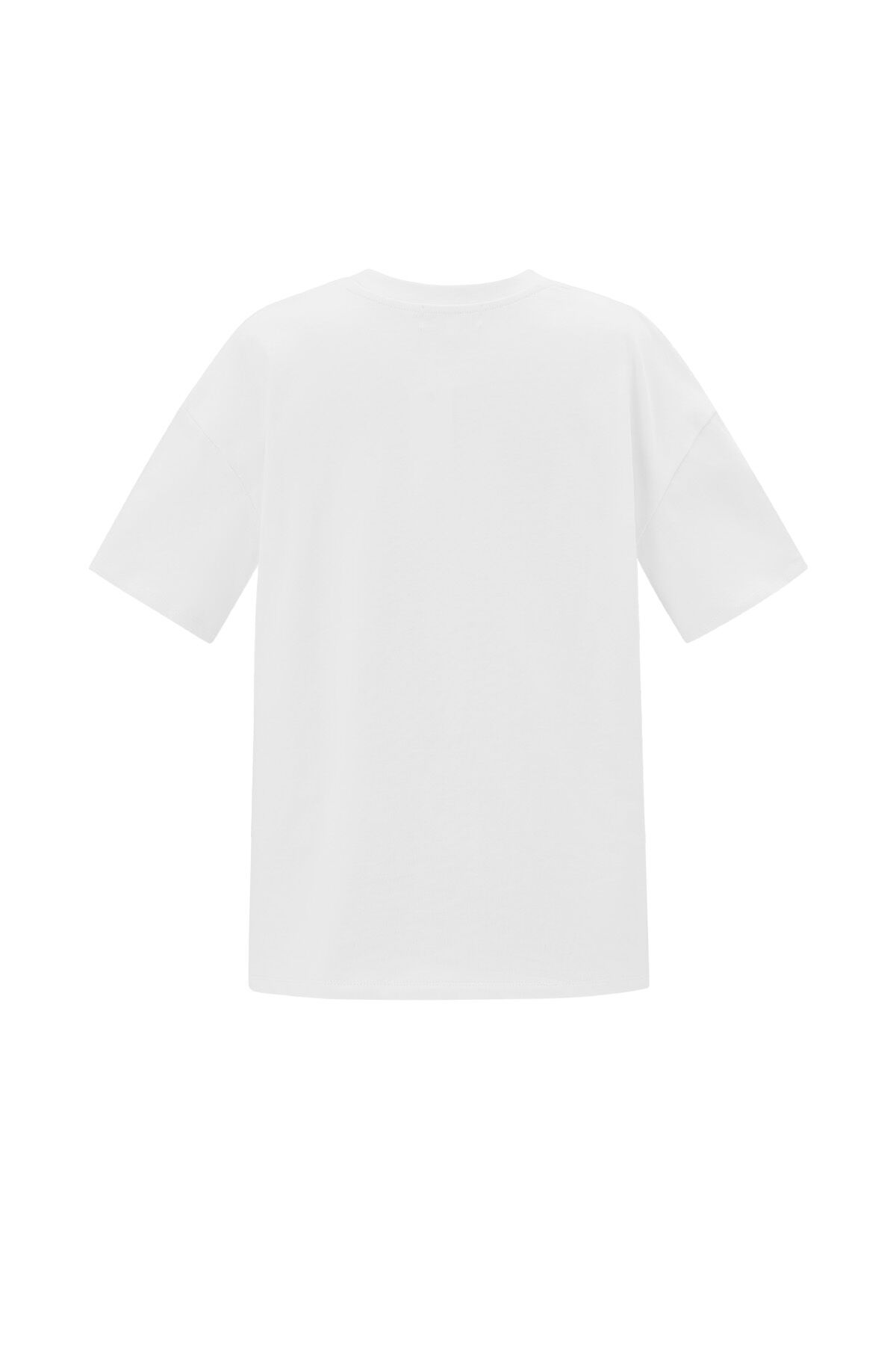 Cotton Women's T-shirt Casual Letters Picture3