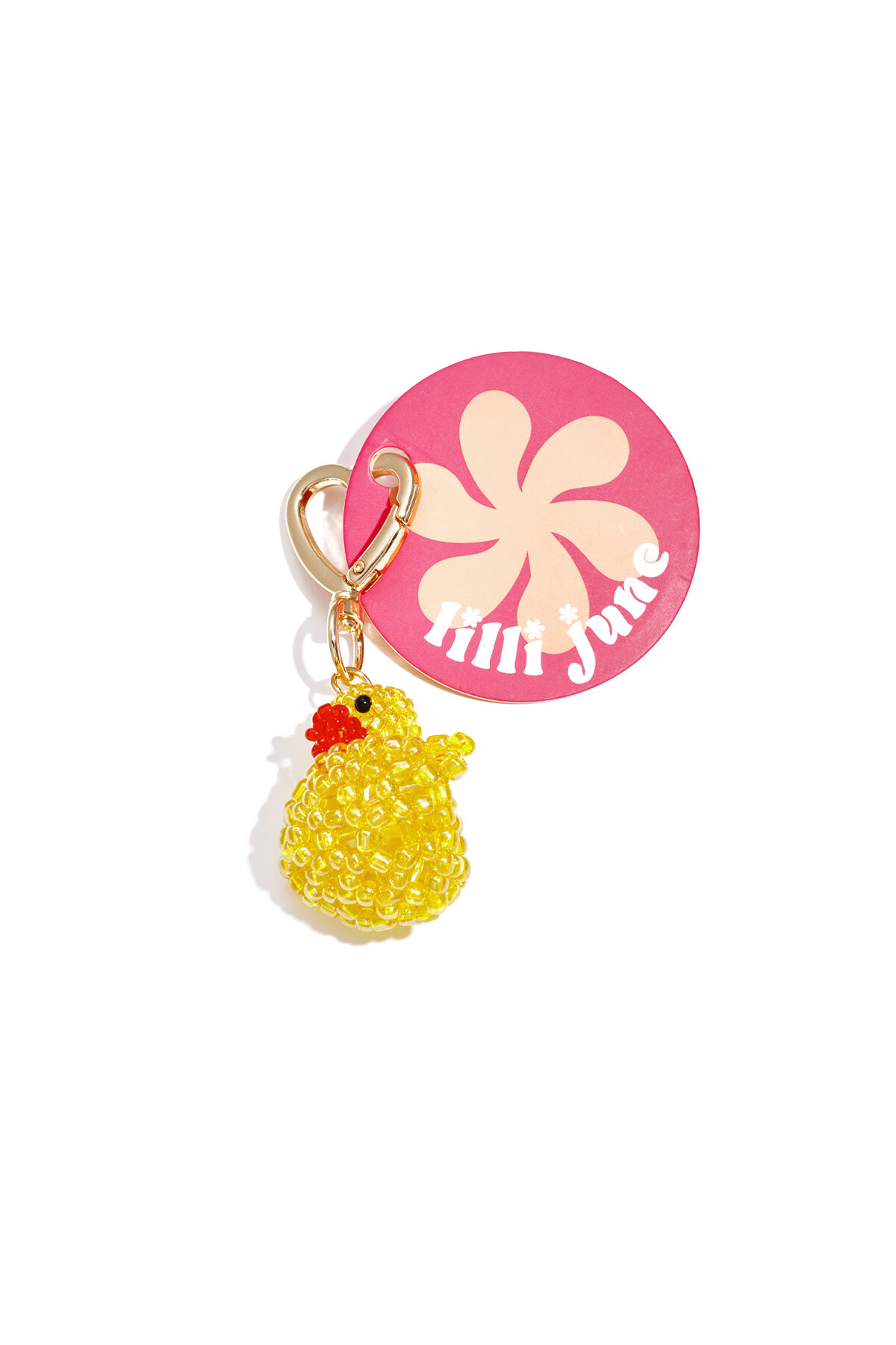 Clover button with stone Picture4