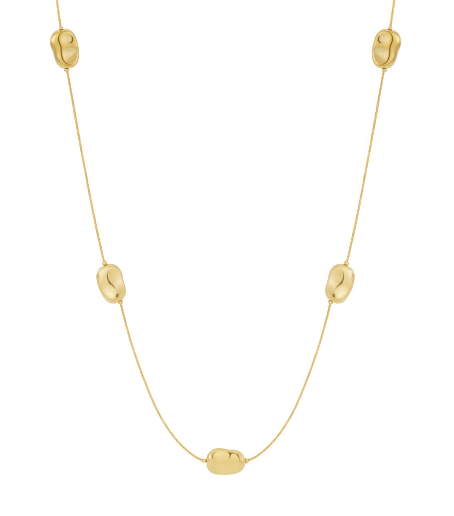 Smooth Link Long Necklace h5