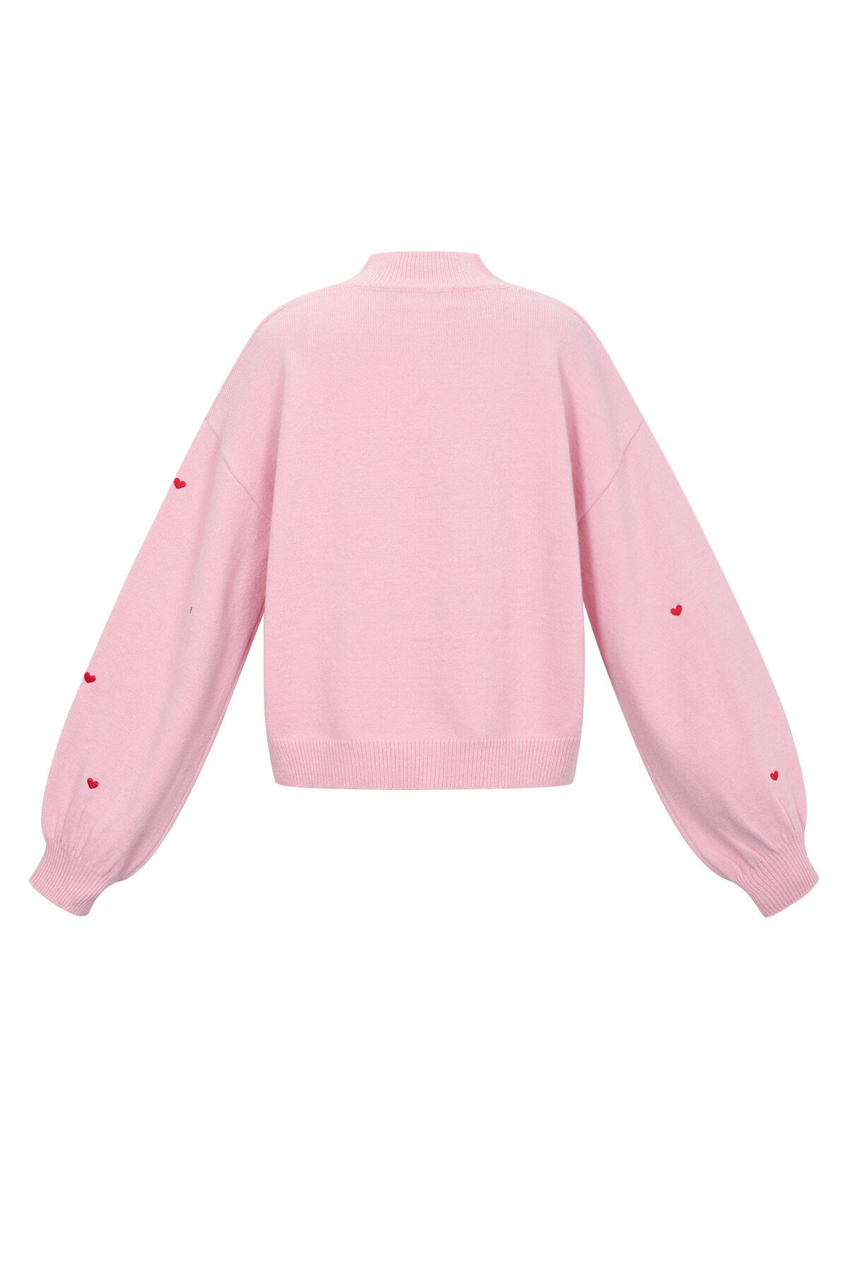 Maglione lavorato a maglia con cuori h5 Immagine3
