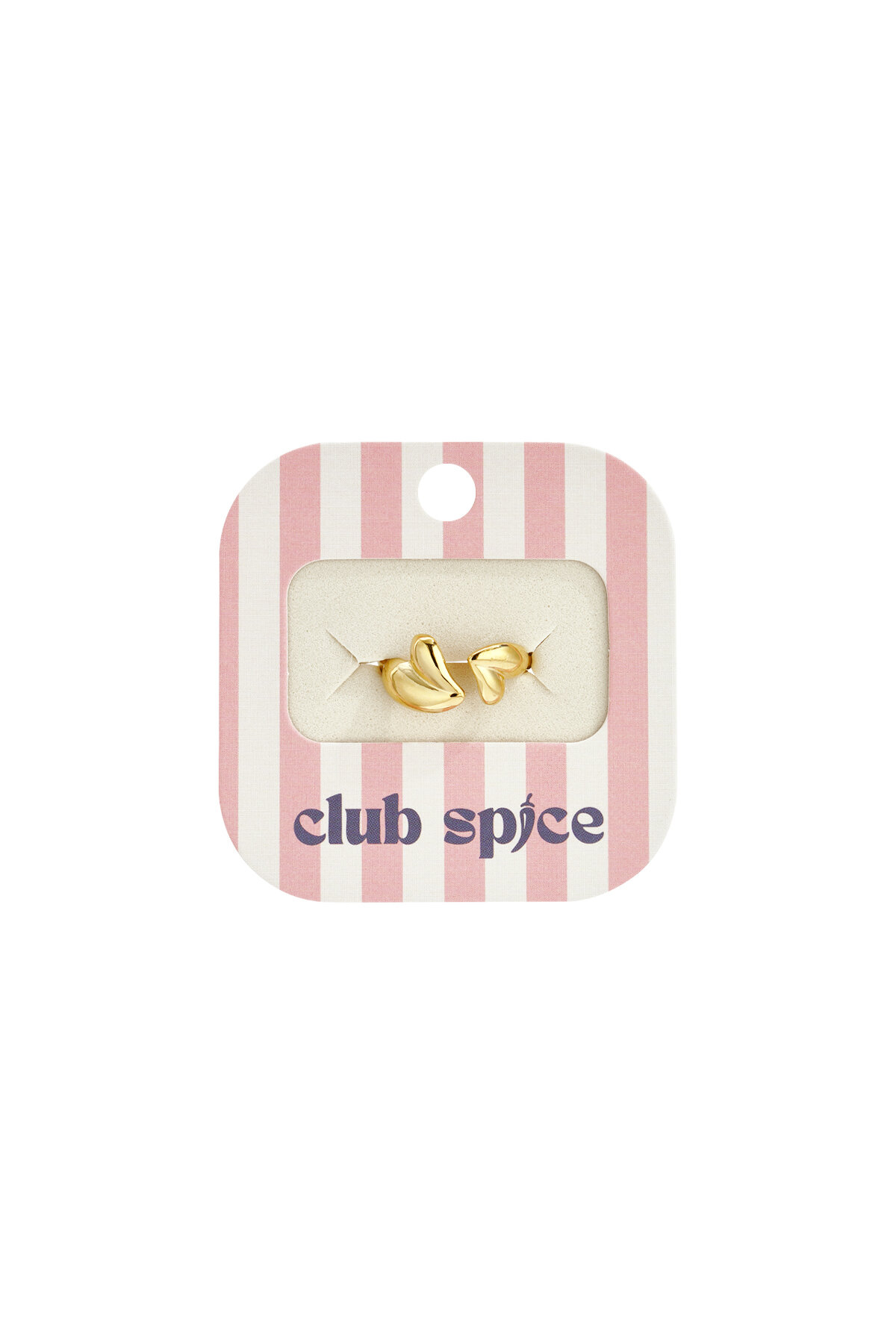 Adjustable ring with playfully shaped hearts h5Picture4