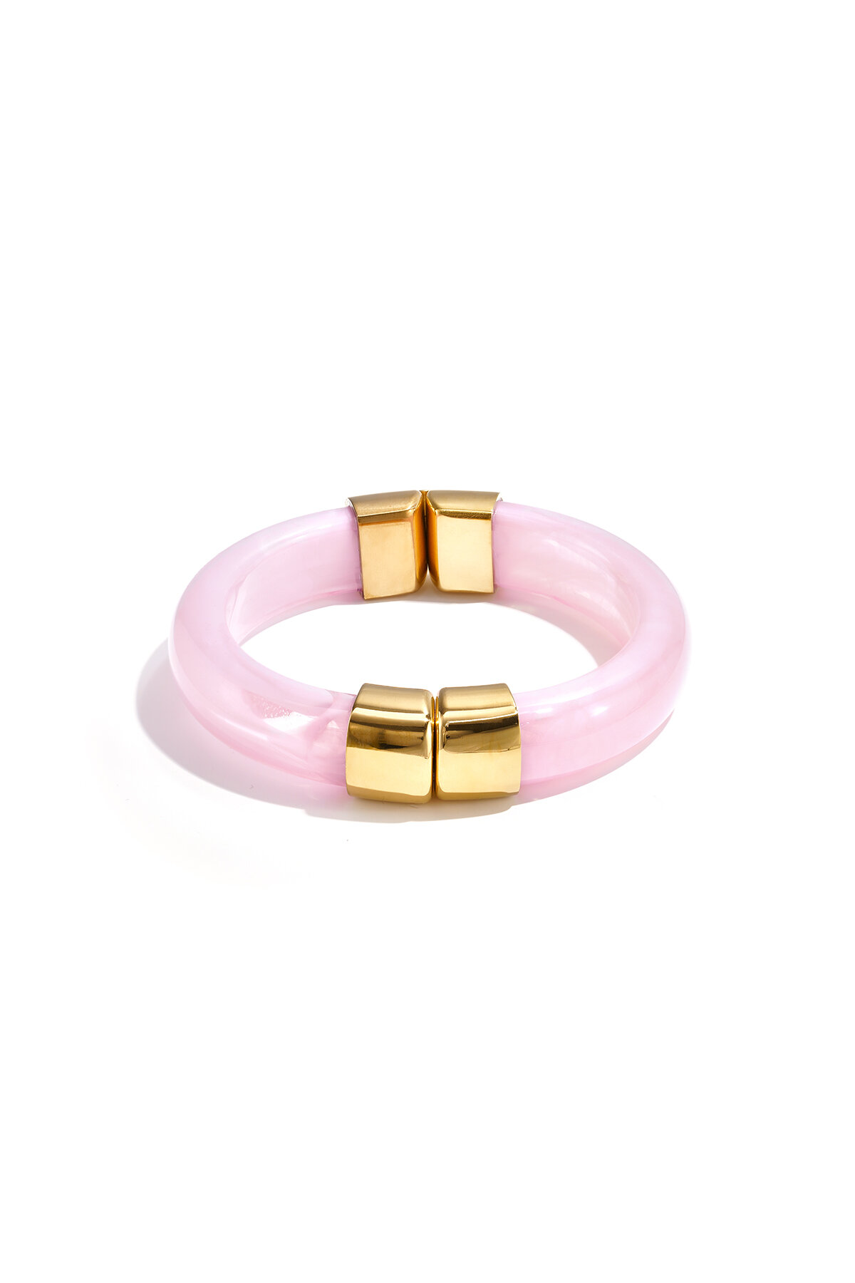 Massives Armband mit goldenen Details 2