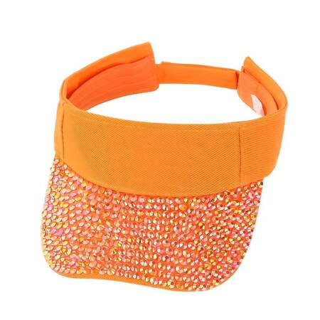 Chapeaux pour femmes en polyester de couleur orange quotidienne