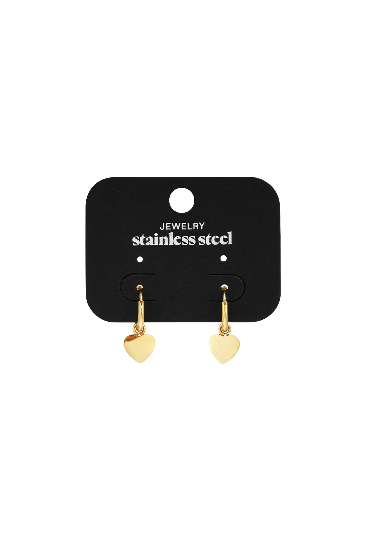 Stainless Steel Drop Earrings Heart Casual Daily Simple Series Women's jewelry h5 Picture4