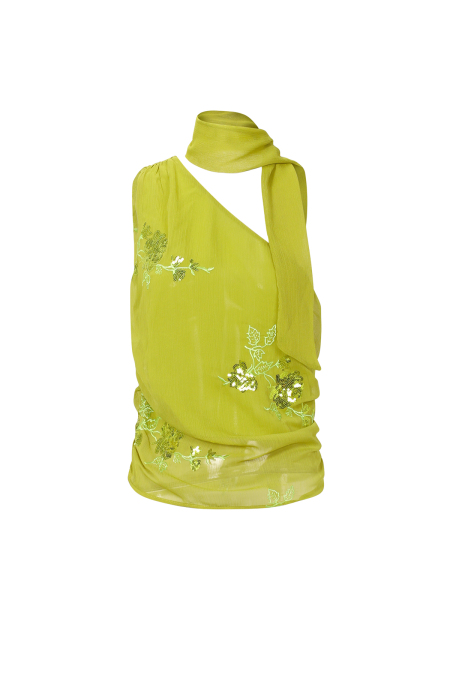 Summer Scarf Top Embroidery 2