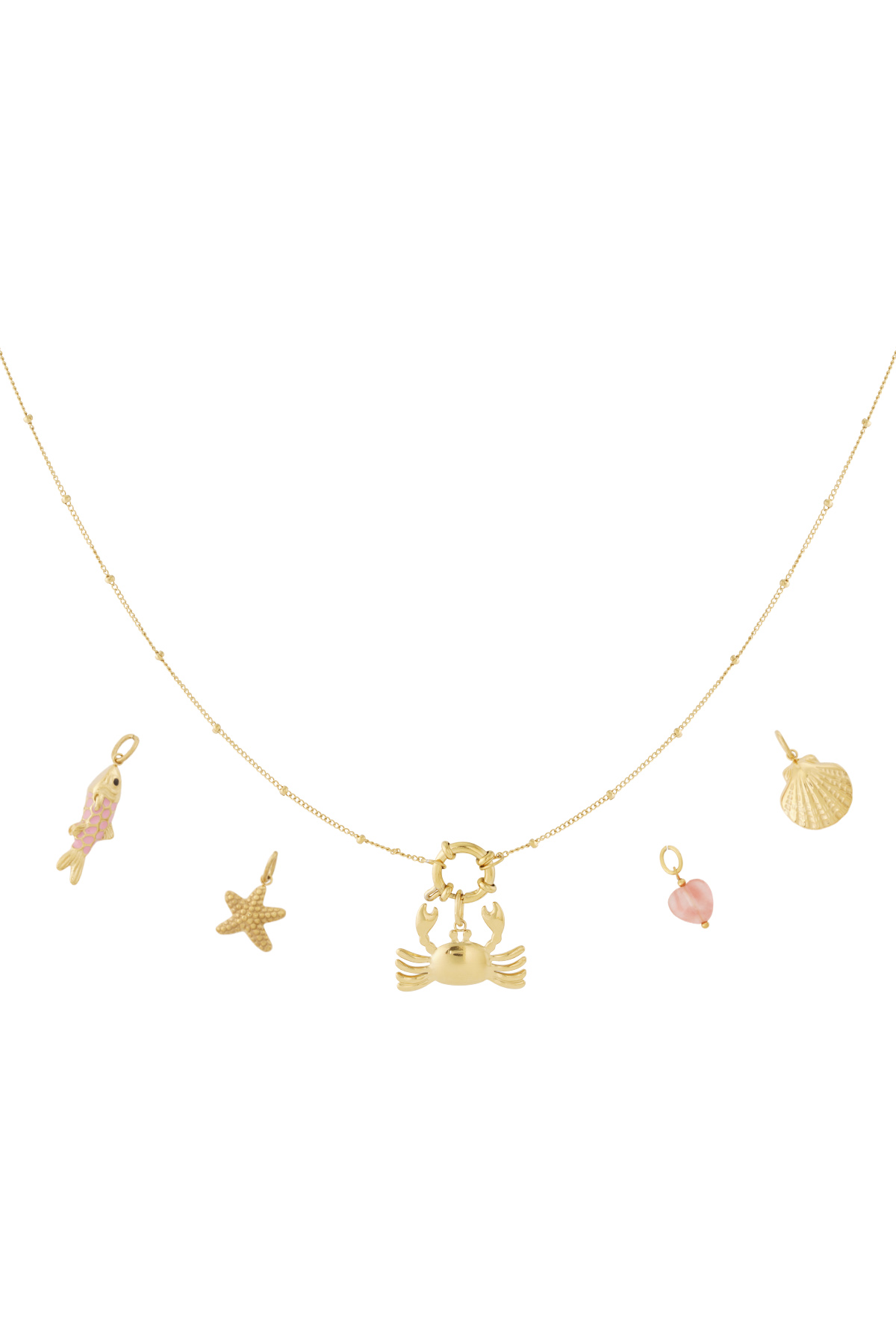 Crab DIY necklace 2