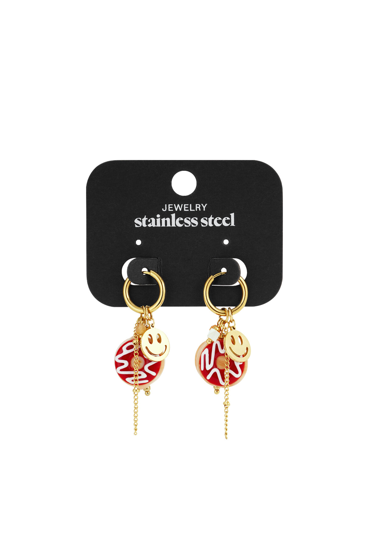Stainless Steel Drop Earrings food Casual Daily Simple Series Women's jewelry Picture5
