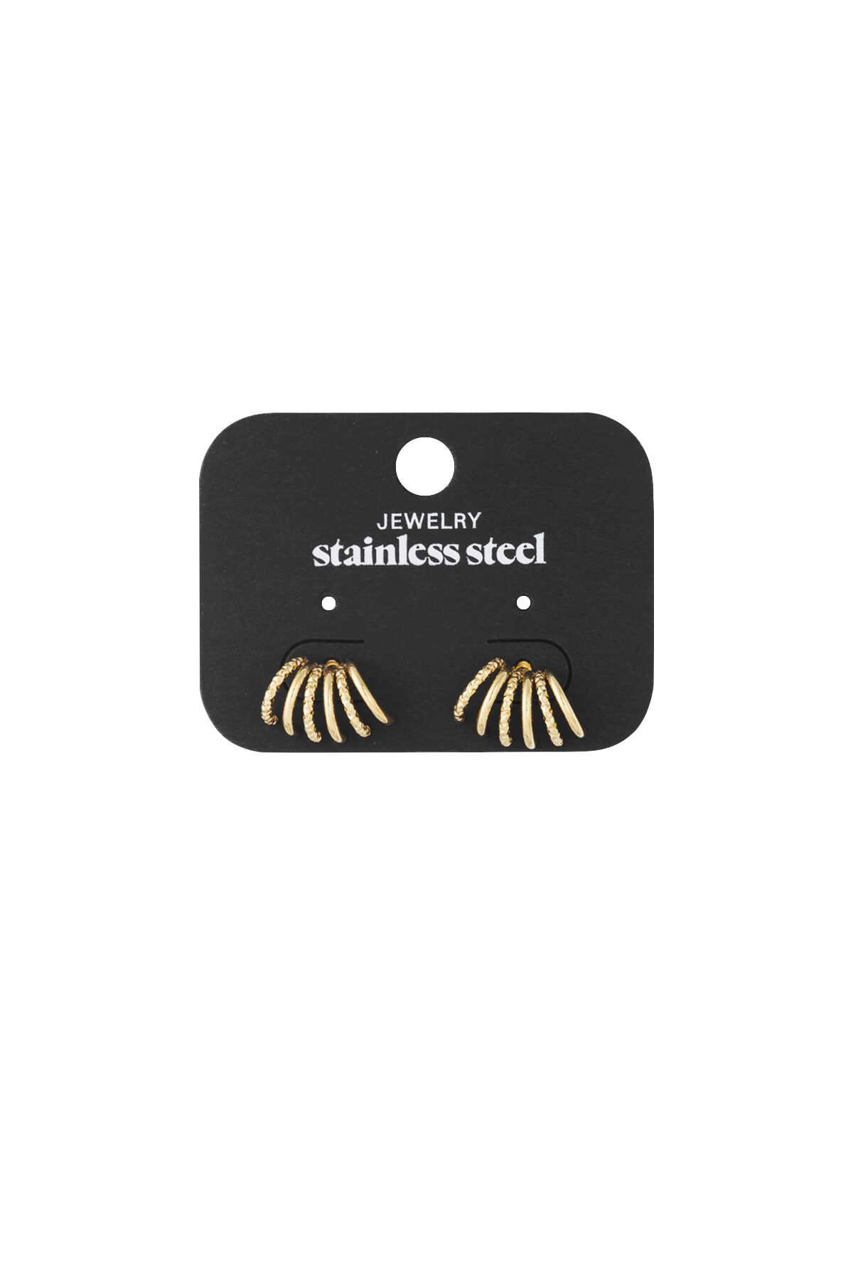 Edelstahl Ohrstecker Geometrisch Casual Daily Simple Serie Damenschmuck Bild4