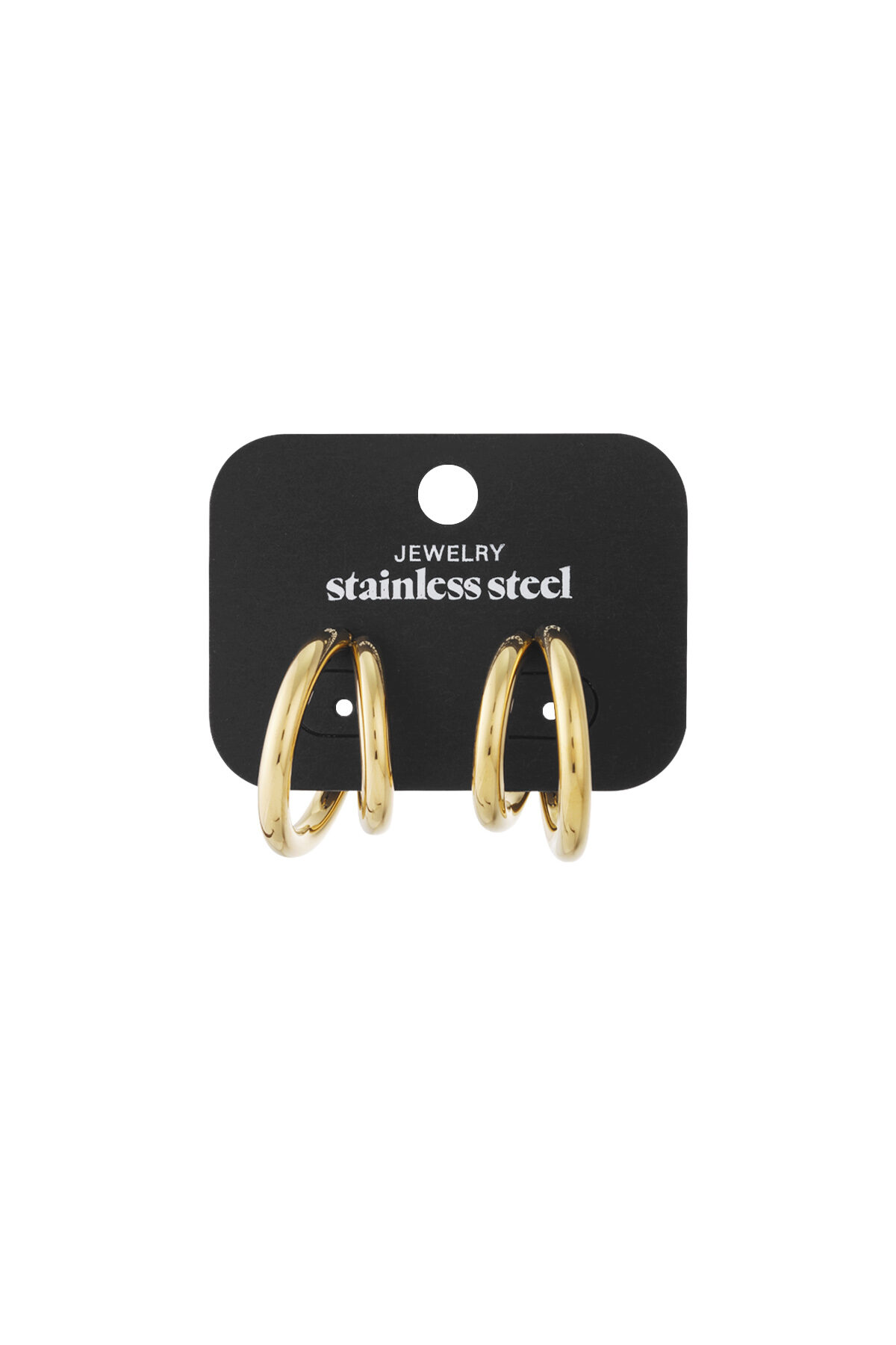 Small double hoop earrings h5 Picture4