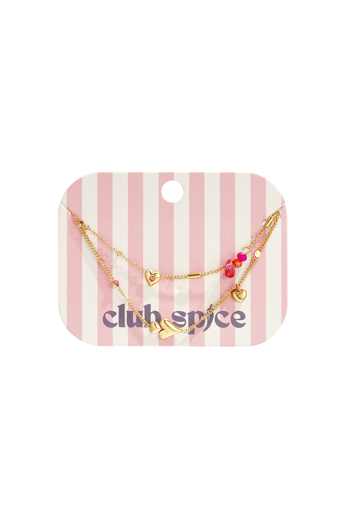 Bracelet with hearts flowers and beads Picture2