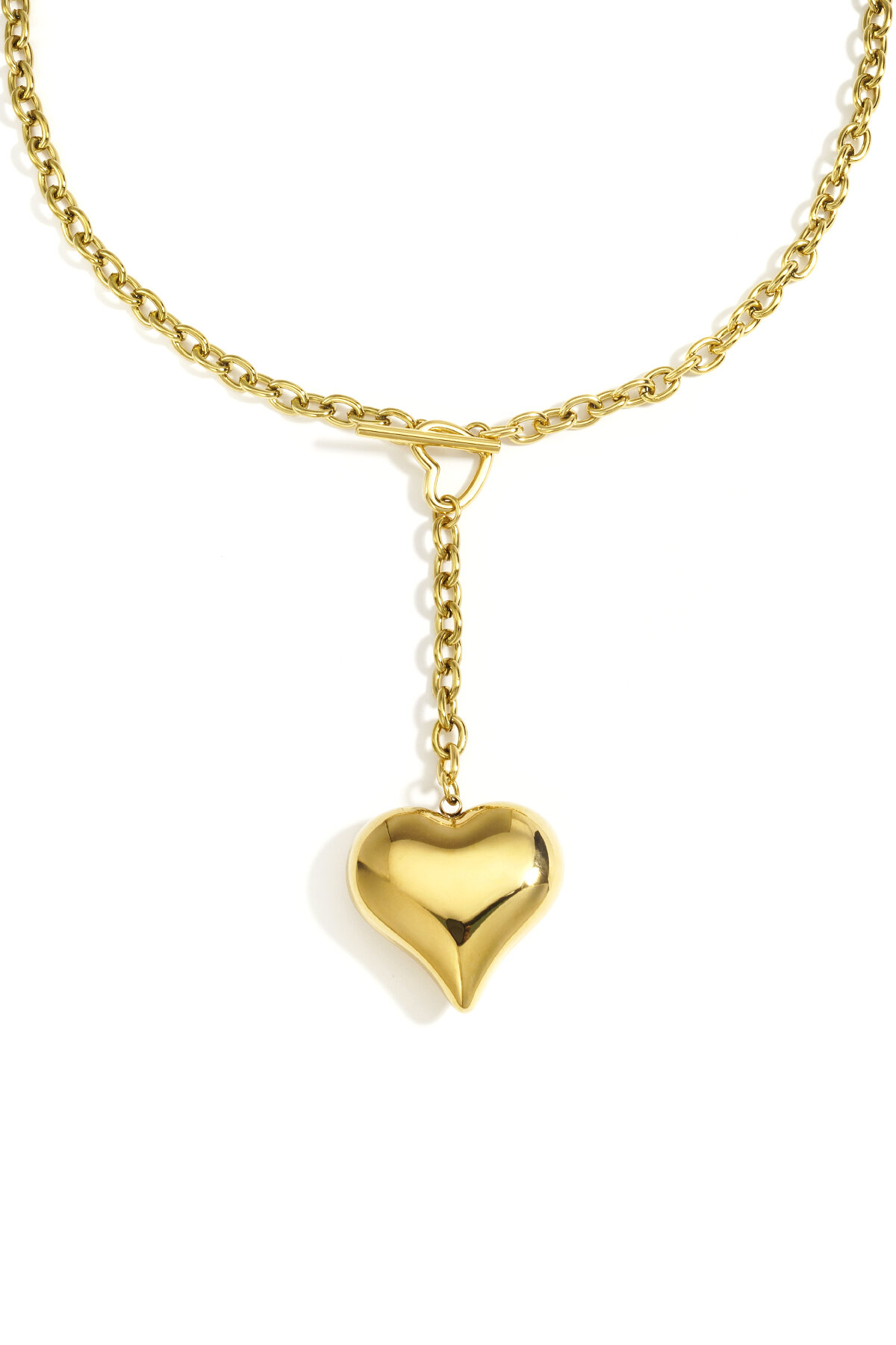 Stainless Steel Pendant necklaces Heart Casual Daily Women's jewelry h5 Picture2